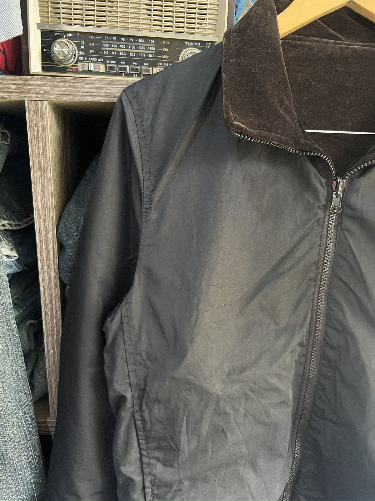Ships Jet Blue 🔥Rare Reversible Ships Jet Blue Zipper Jacket Size US S / EU 44-46 / 1 - 14 Thumbnail