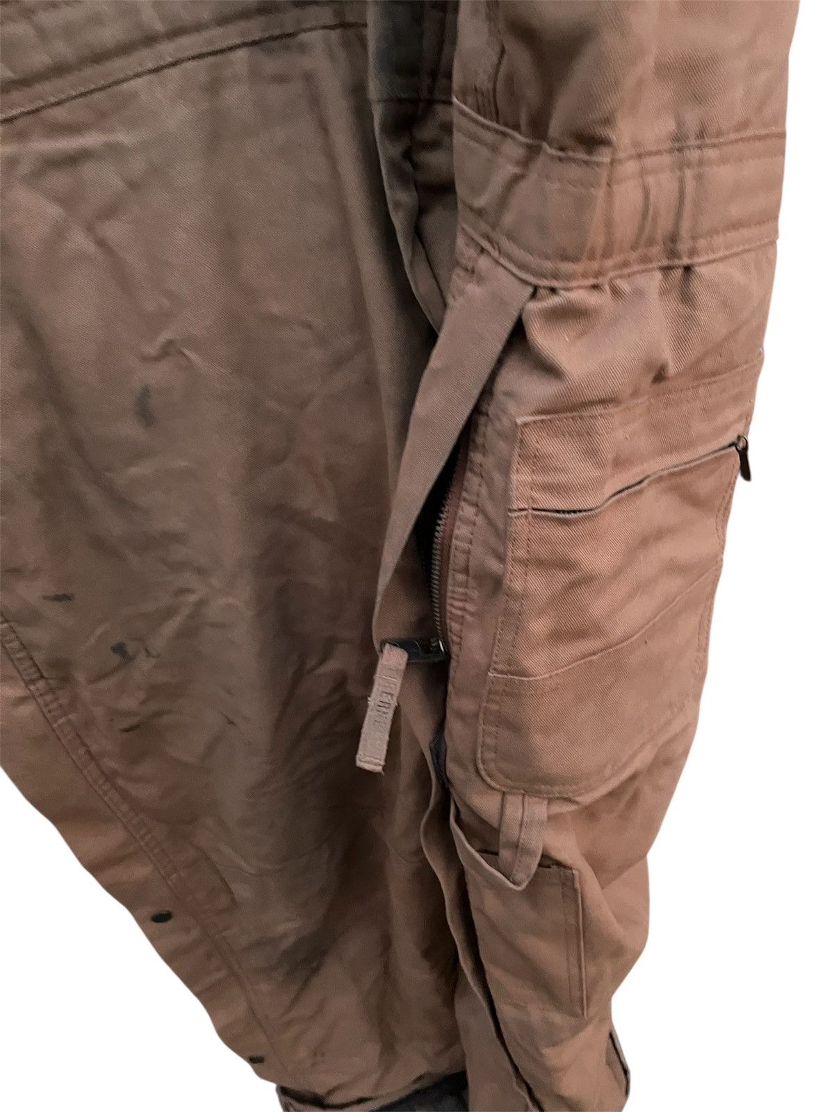 Carhartt Berne Tan Duck Bib Work Worn Overalls Workwear Size XXL Size US 41 - 6 Thumbnail