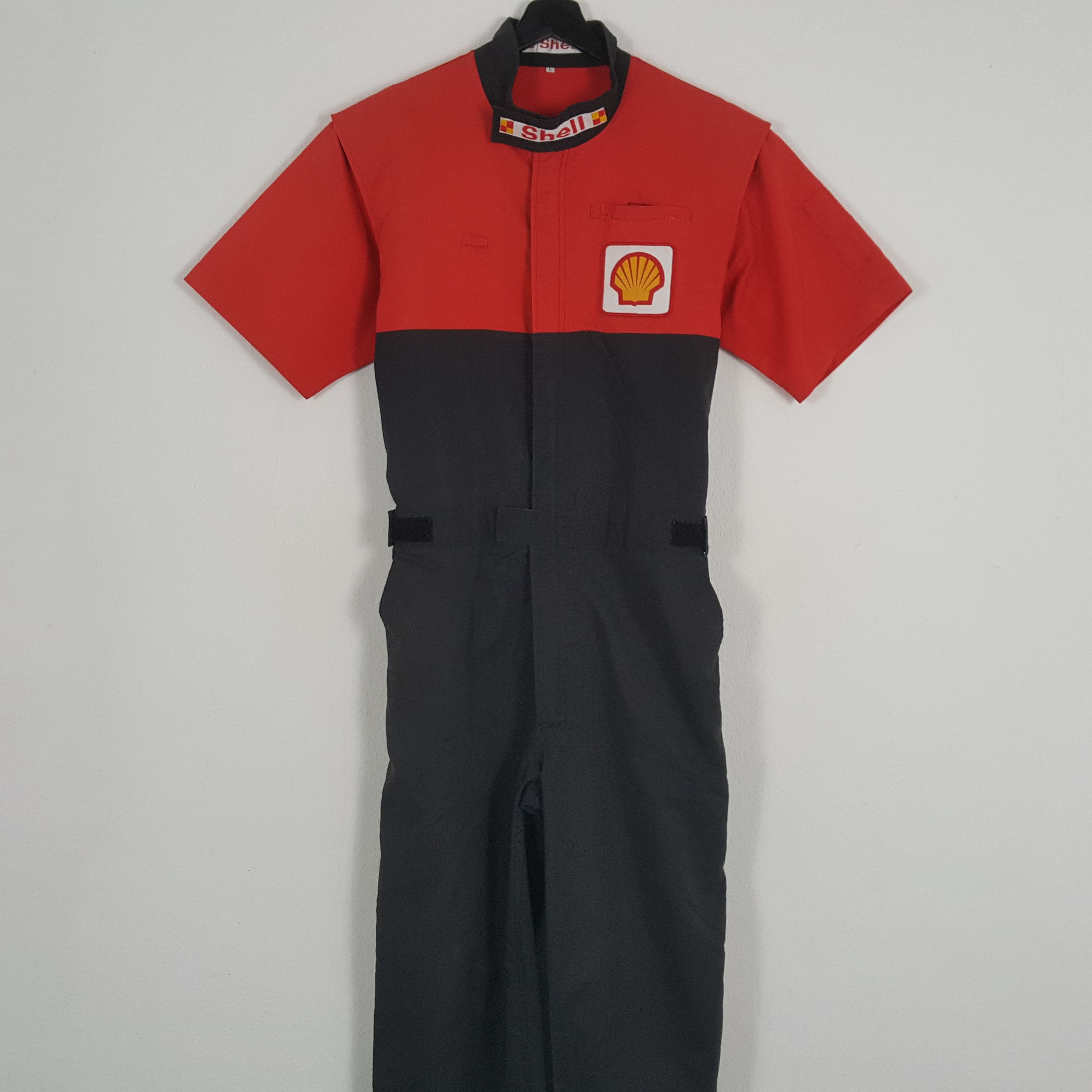 Vintage SHELL Racing Workwear Style Coverall Jacket Size US M / EU 48-50 / 2 - 5 Thumbnail