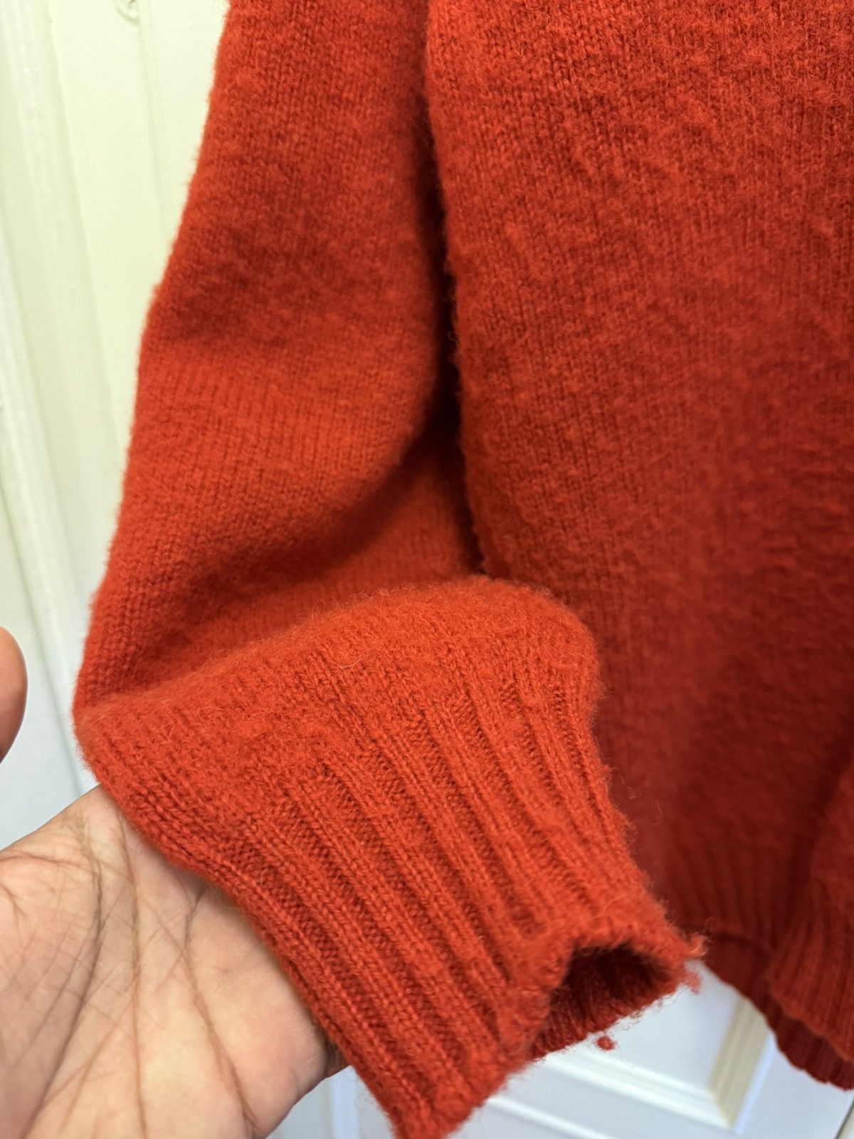 Howlin By Morrison Howlin by Morrison Shaggy Dog Sweater Red Orange Size XL Size US XL / EU 56 / 4 - 2 Thumbnail