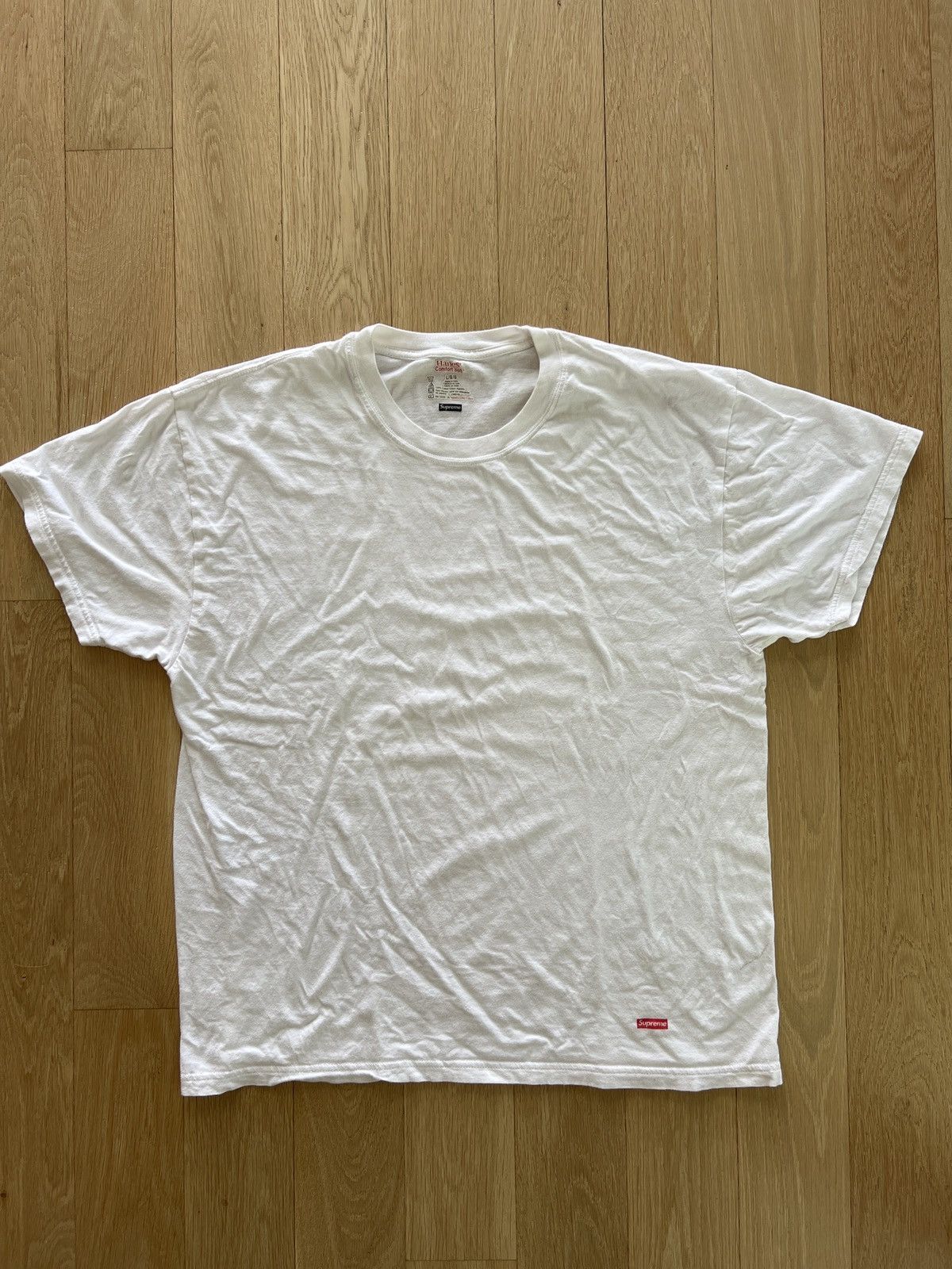 Hanes × Supreme Supreme x Hanes tshirt Size US L / EU 52-54 / 3 - 1 Thumbnail