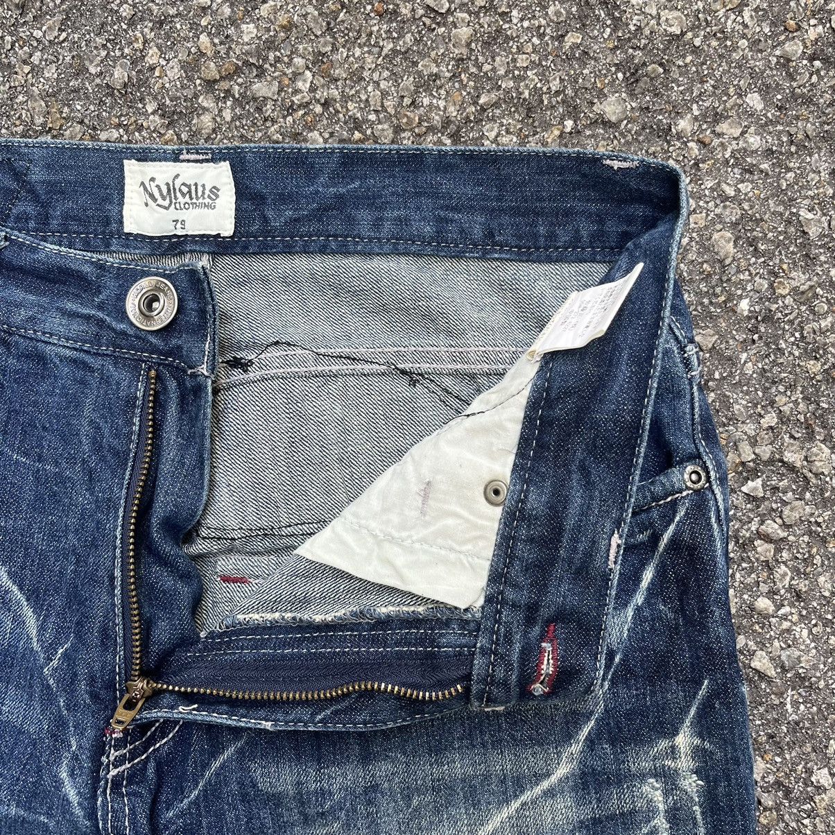 Number (N)ine Flare Jeans Nylaus Japanese Brand Boot Cut Distressed Denim Size US 30 / EU 46 - 12 Thumbnail
