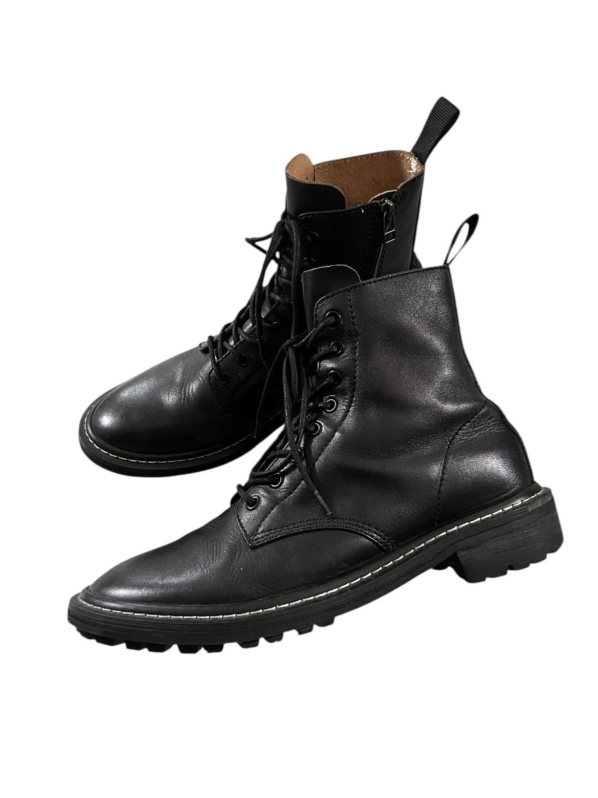 BUFFALO BOBS Buffalo Bobs Leather Combat Boots Size US 10 / EU 43 - 6 Thumbnail