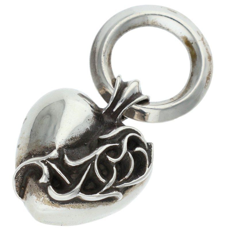 Chrome Hearts Chrome Hearts R.I.P. Heart Pendant | Grailed