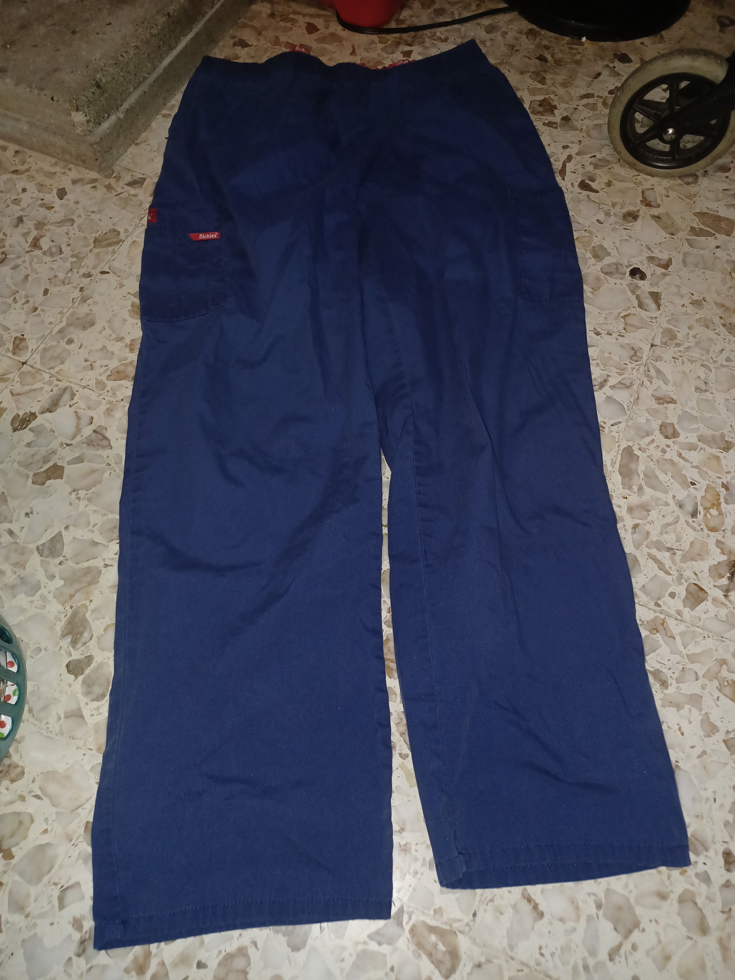 Other Dickies Women's Scrub Bottoms SZ XL Navy Blue Size 36" / US 14 / IT 50 - 2 Thumbnail