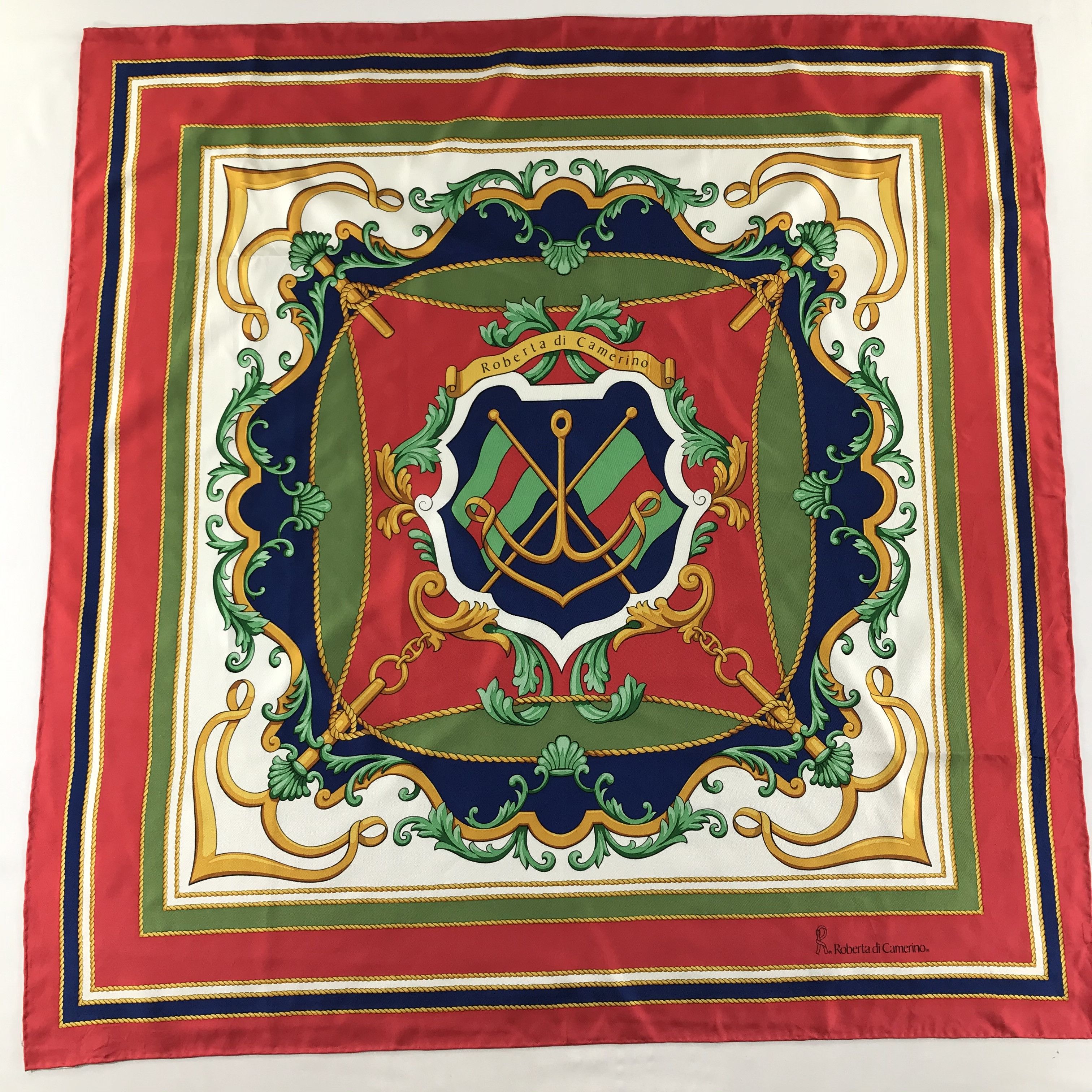 Roberta di Camerino Vintage Roberta Di Camerino Silk Scarf Size ONE SIZE - 2 Thumbnail
