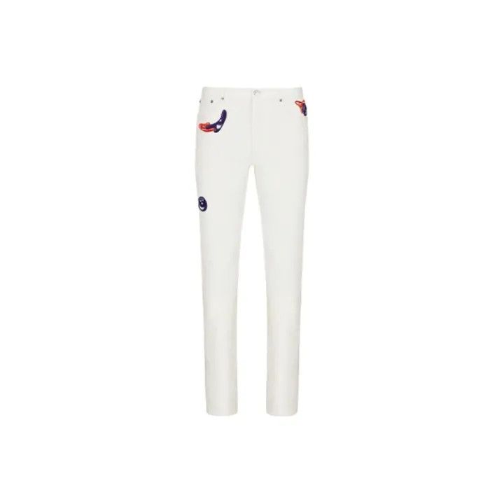 Dior Dior x Kenny Scharf Slim Fit Denim Pants 0079 Size US 29 - 1 Thumbnail