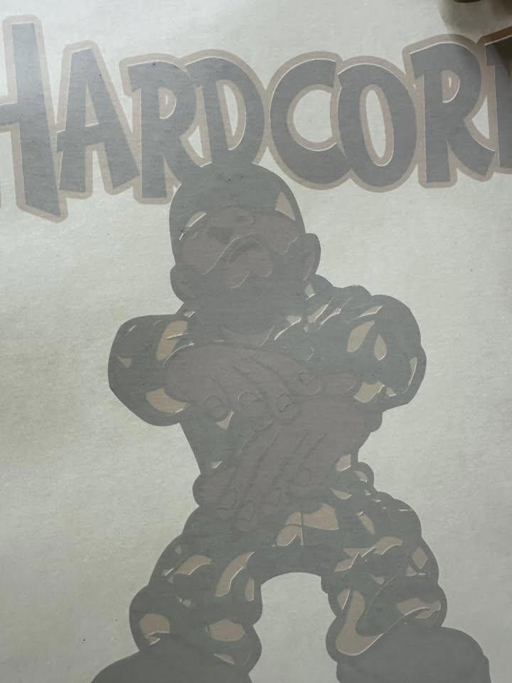 Designer Vintage 90s 00s Hardcore Heat Transfer (READ DESCRIPTION) Size ONE SIZE - 2 Thumbnail