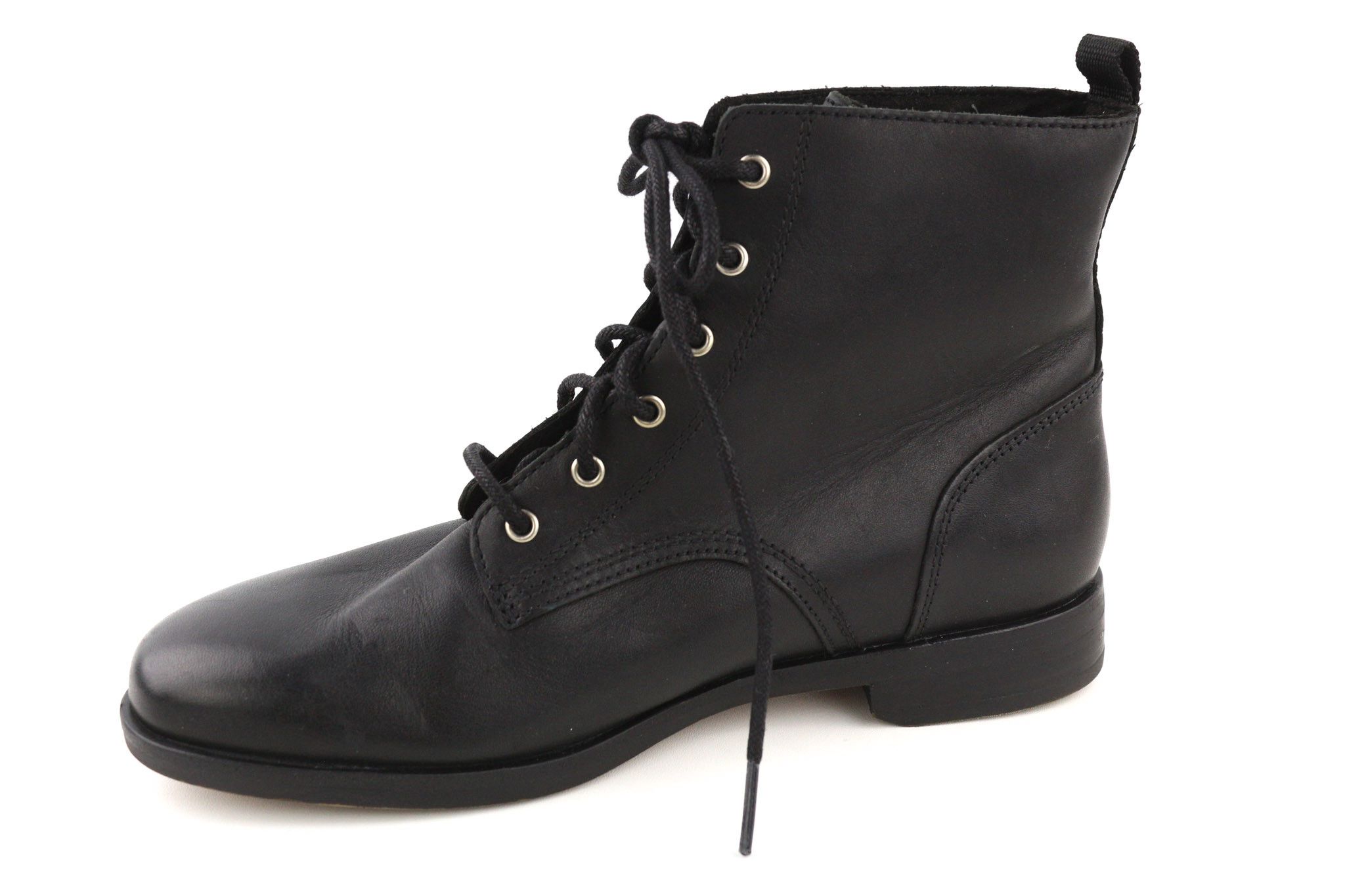 Timberland A21ED-A5819 EU38/38.5 Black Leather High Top Shoes 81163 Size US 7 / IT 37 - 16 Thumbnail