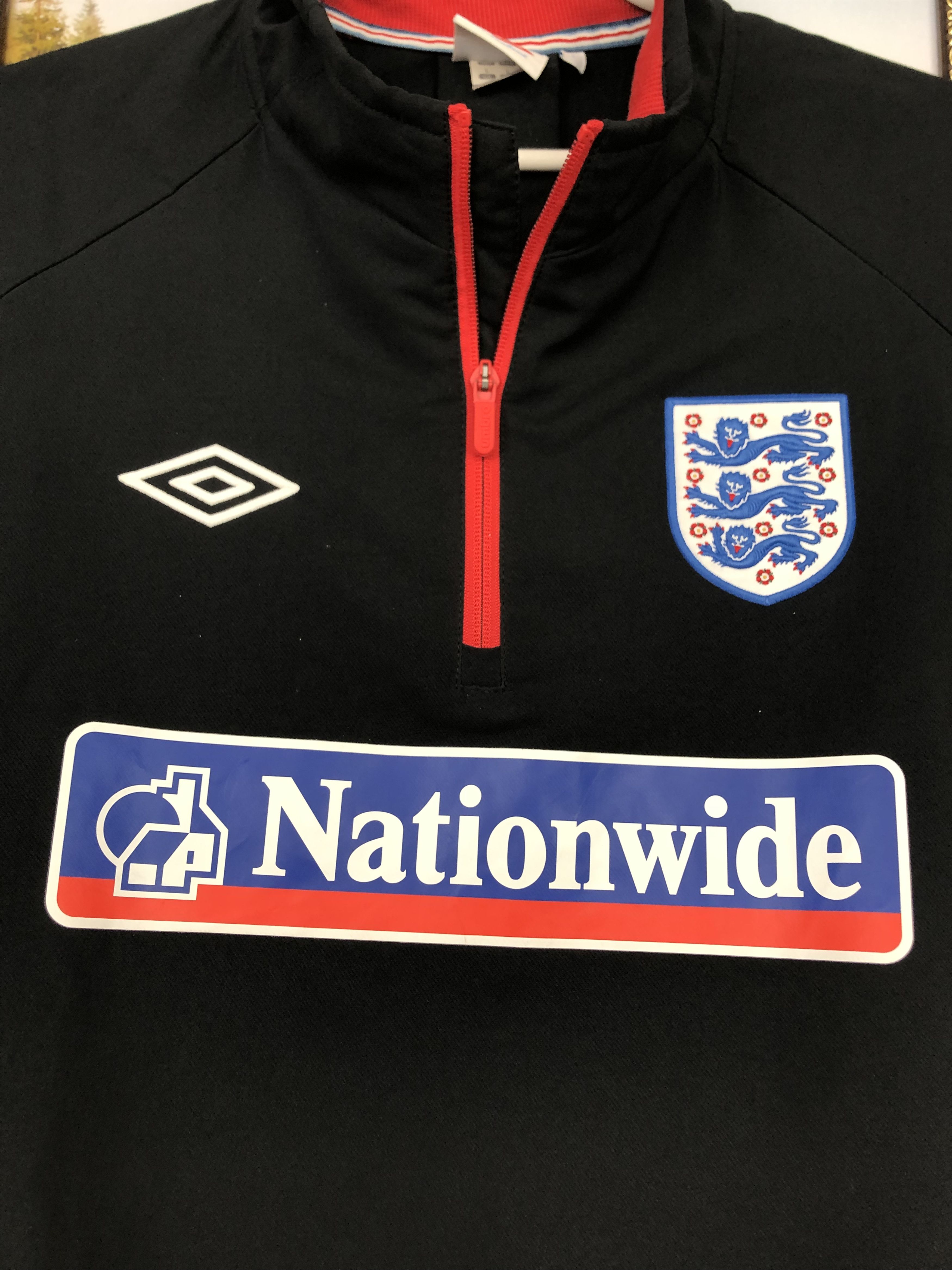 Umbro Vintage Umbro England Nationwide Football Track Top Soccer Size US L / EU 52-54 / 3 - 3 Thumbnail