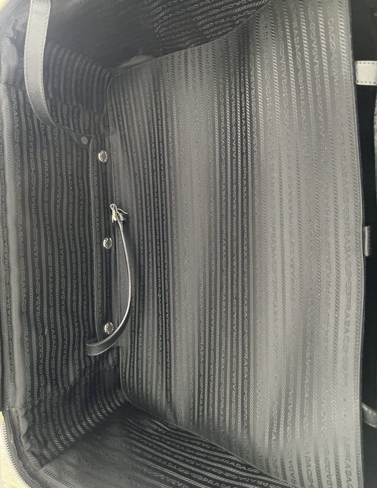 Prada Saffiano Leather Travel Suitcase | Carry On Size ONE SIZE - 11 Thumbnail
