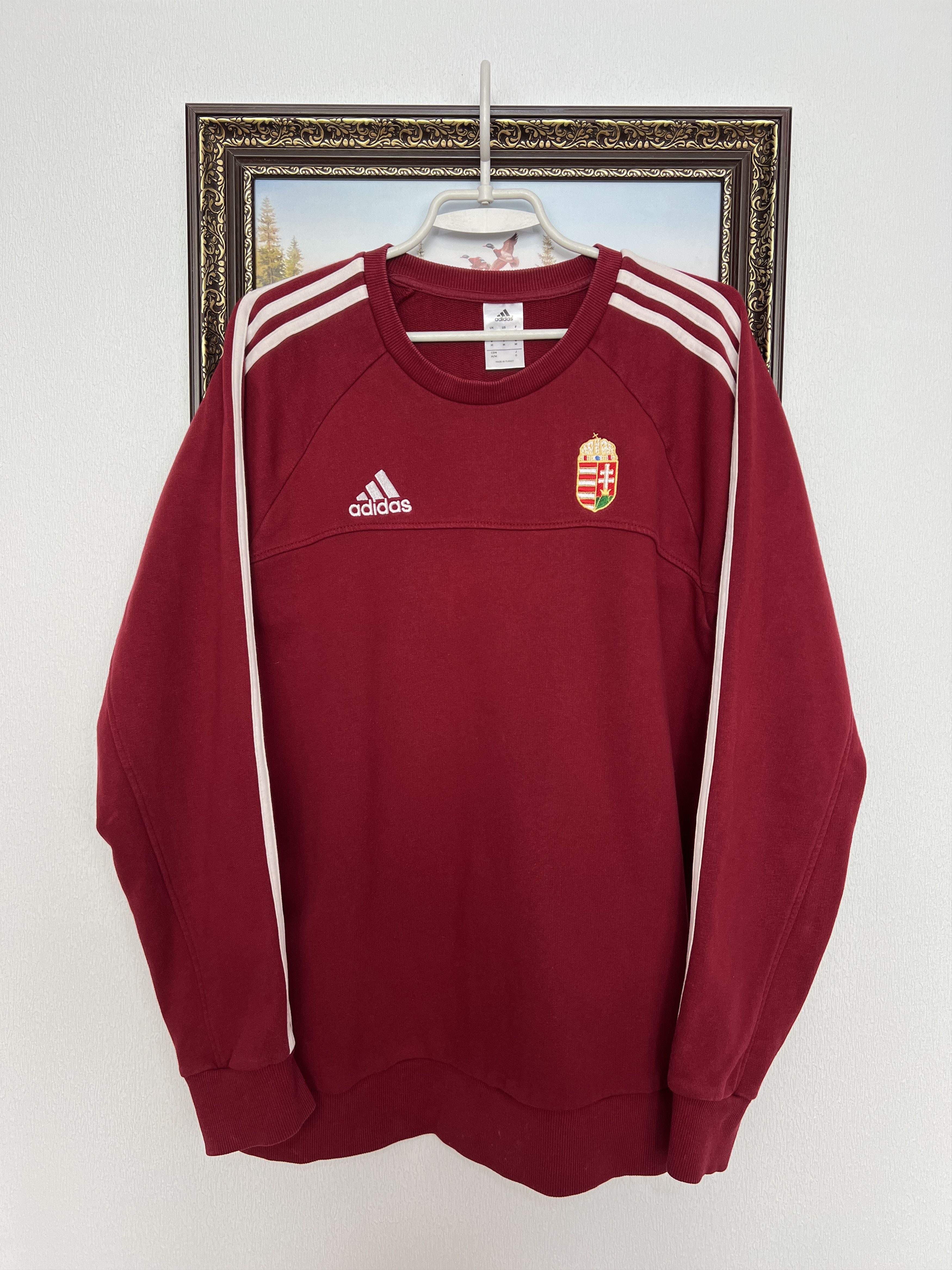 Adidas Vintage Hungary Football Sweatshirt Soccer Crewneck Track Size US M / EU 48-50 / 2 - 1 Thumbnail