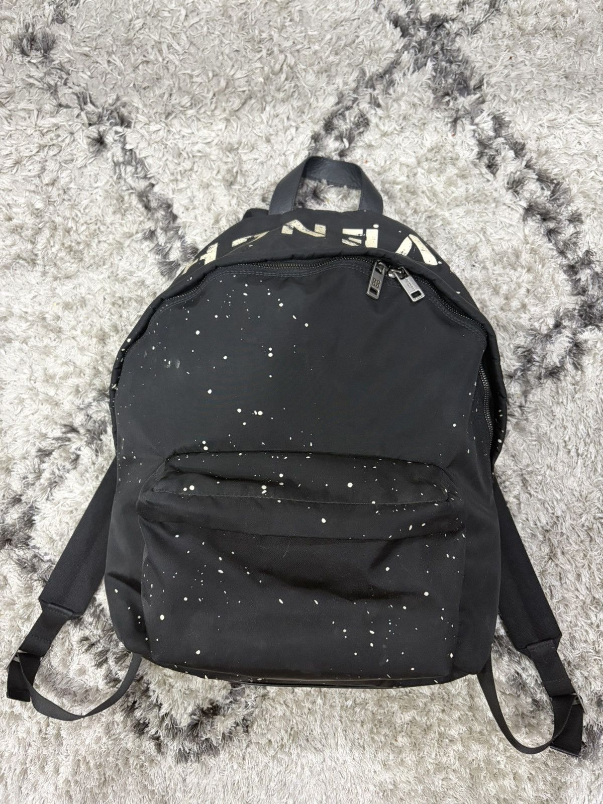Givenchy Givenchy Splatter Nylon Zip-Around Backpack Size ONE SIZE - 1 Thumbnail