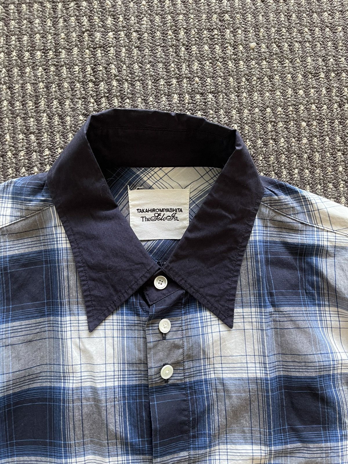 Takahiromiyashita The Soloist. TheSoloist 14SS Check Shirt Size US M / EU 48-50 / 2 - 3 Thumbnail