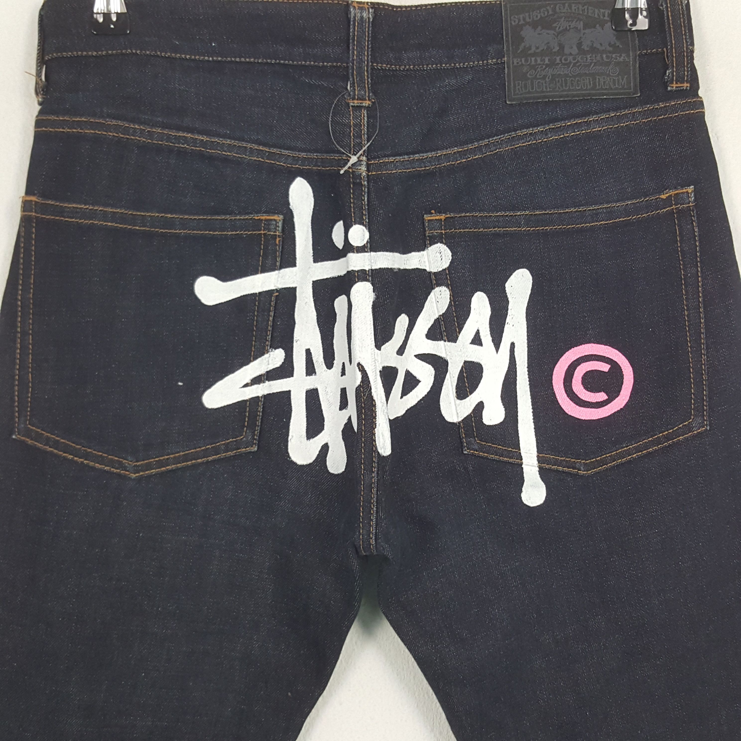 Stussy × Vintage Vintage Stussy American Streetwear Style Denim Jeans Size US 30 / EU 46 - 2 Thumbnail