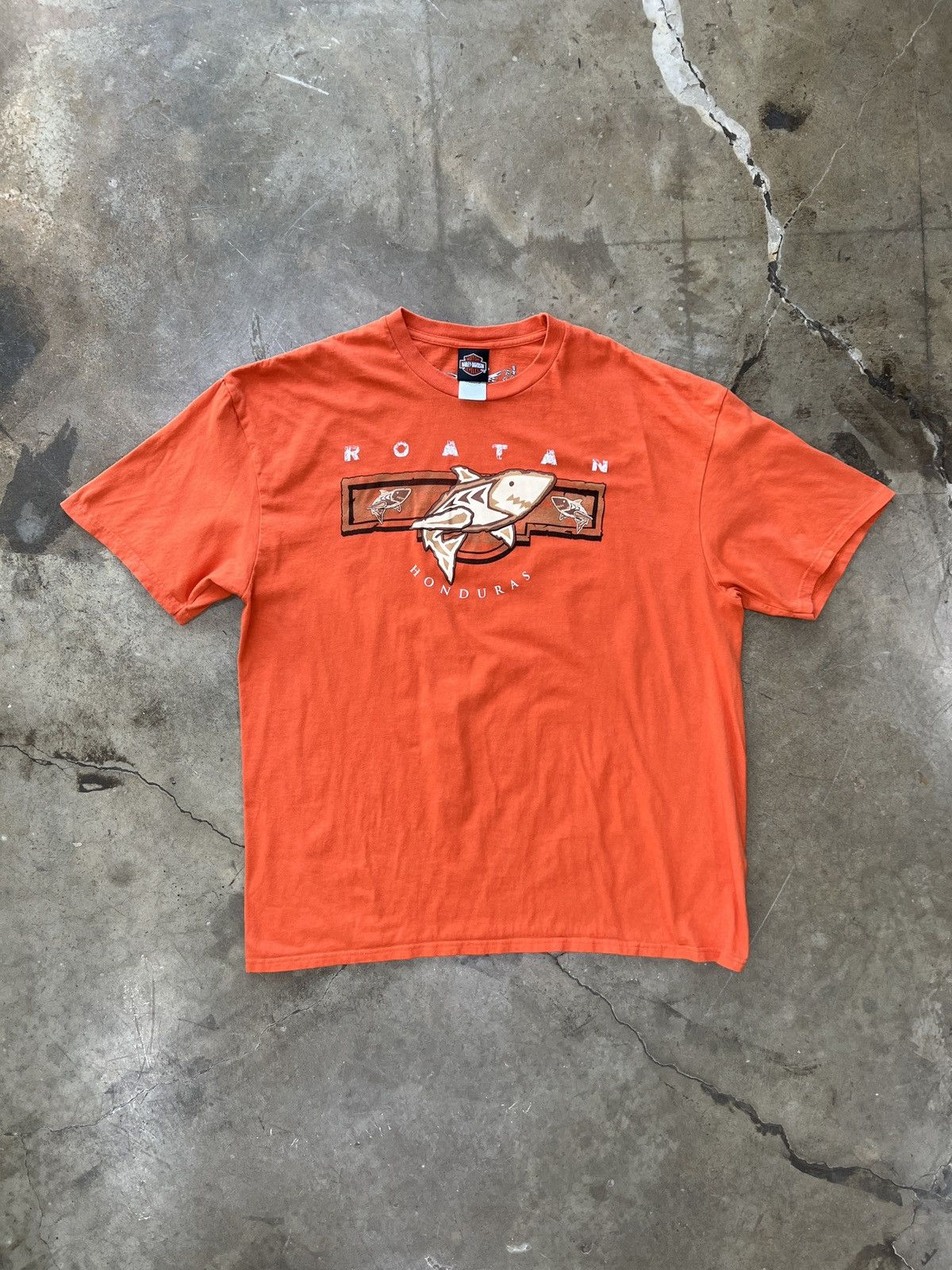 Harley Davidson × Vintage Harley Davidson Motorcycles Honduras Roatan Fish Tee 2XL Size US XXL / EU 58 / 5 - 2 Thumbnail