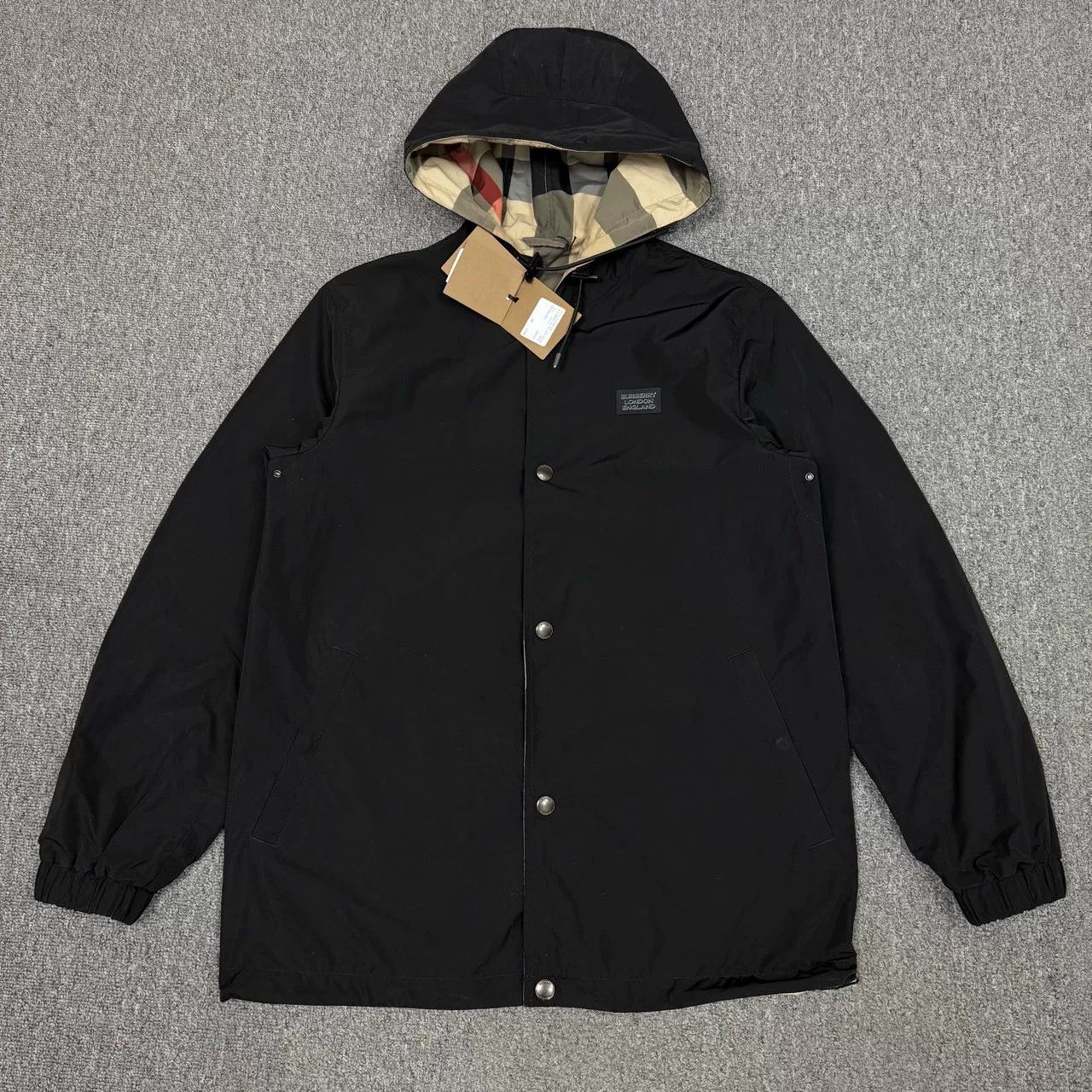 Burberry Burberry Reversible Check Hooded Jacket Size US S / EU 44-46 / 1 - 1 Thumbnail