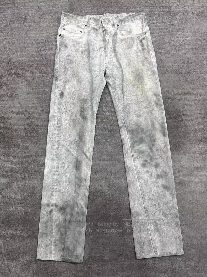 Dior Dirty Washed White Cowhide