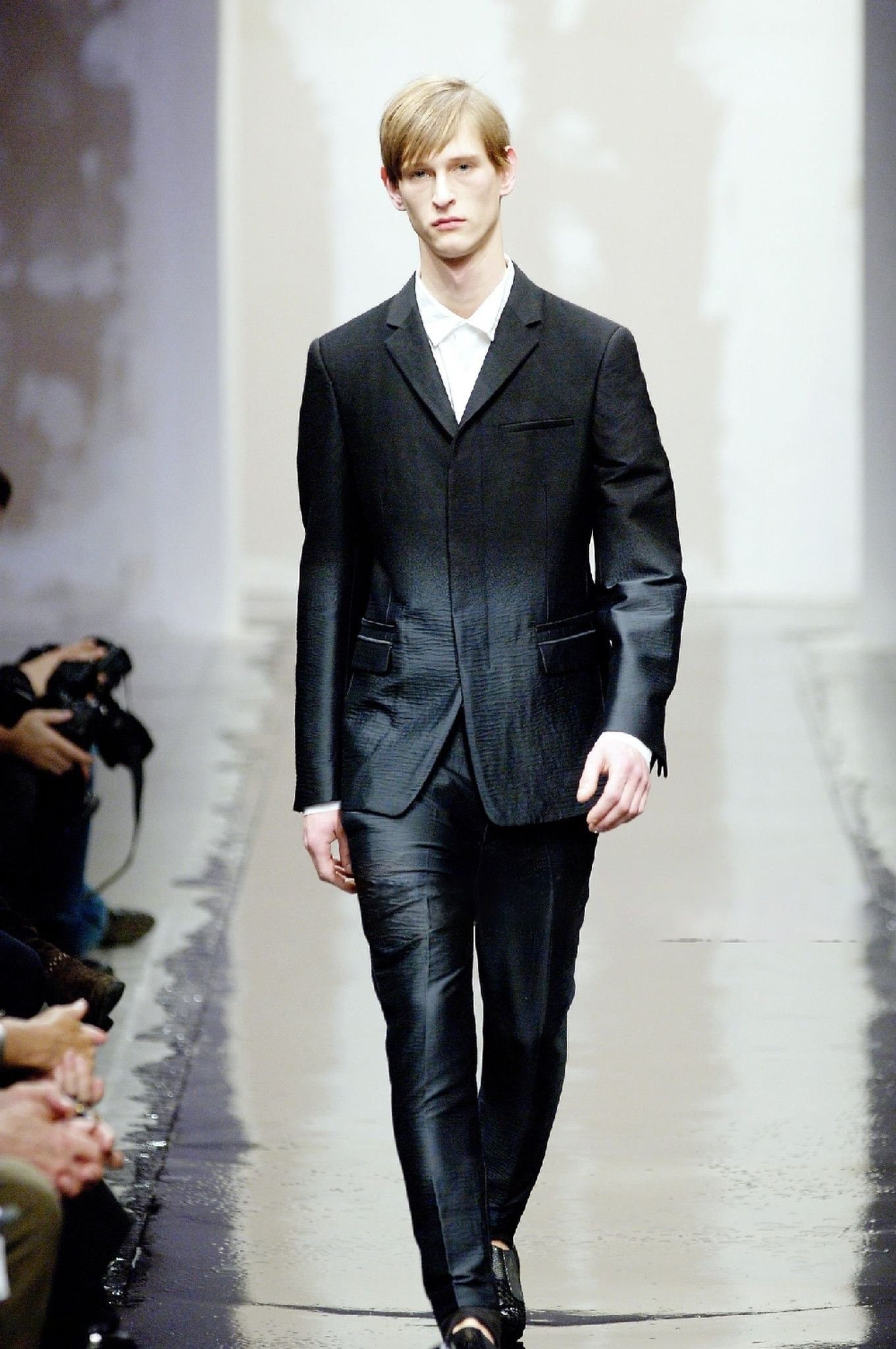 Fused Silk / Wool Ombré Blazer FW 2007 Runway