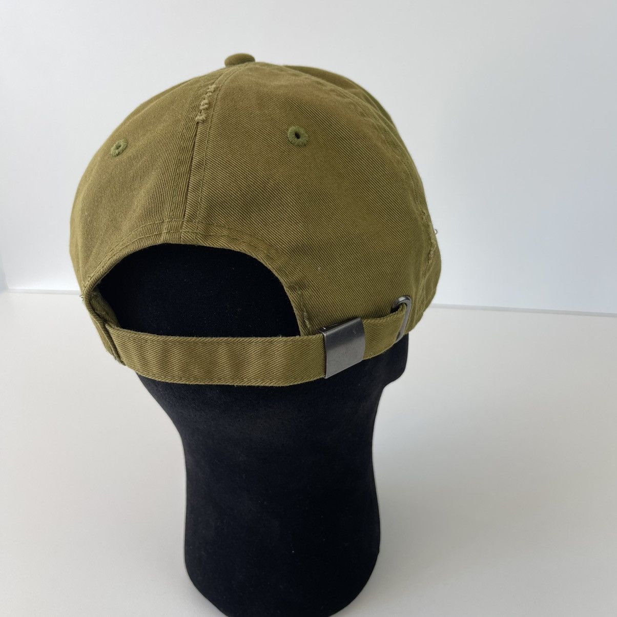 The Kooples The Kooples Sport Logo Distressed 6-Panel Baseball Cap Khaki Size ONE SIZE - 8 Thumbnail