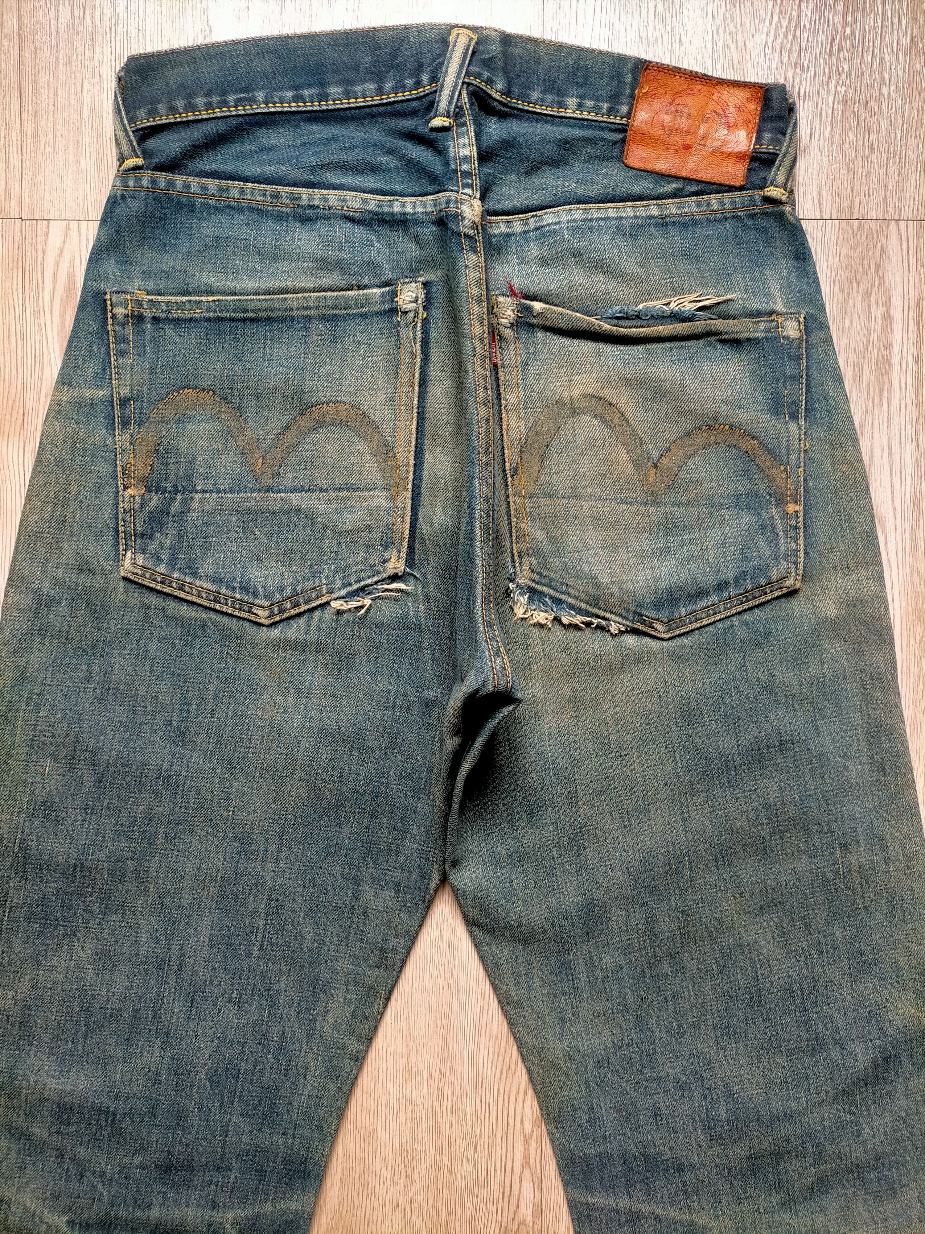 Evisu Vintage Evis Distressed selvedge Denim Size US 30 / EU 46 - 11 Thumbnail