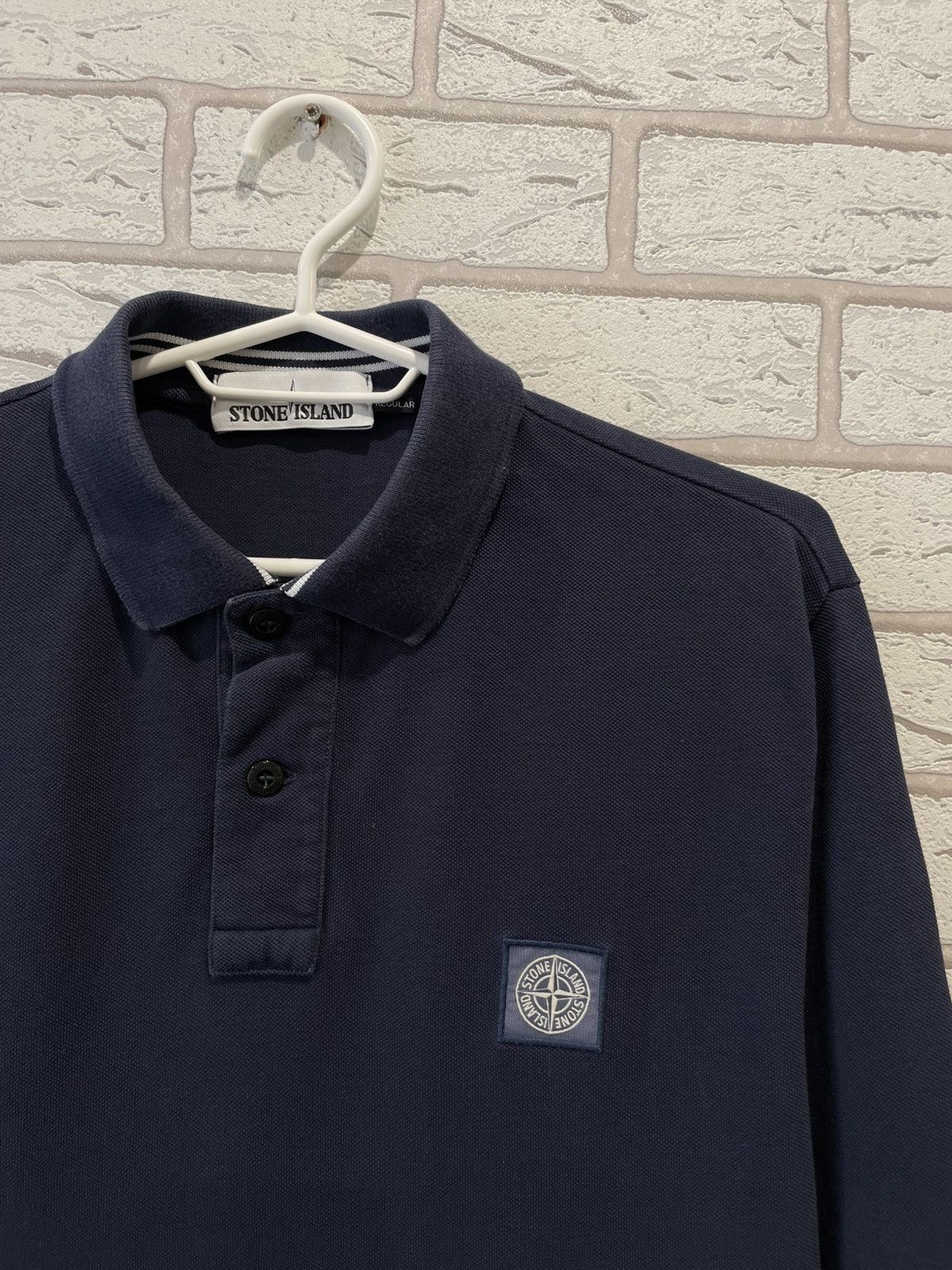 Stone Island Stone Island Patch Program Long Sleeve Polo T Shirt Tee Size US M / EU 48-50 / 2 - 3 Thumbnail