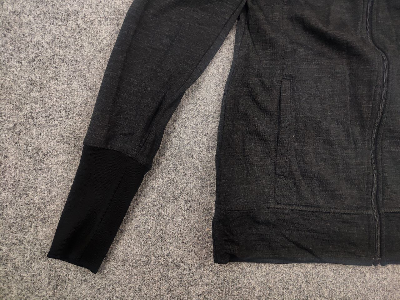 Ibex Ibex Merino wool thermal Pullover Jacket Full Zip Black USA Size S / US 4 / IT 40 - 5 Thumbnail