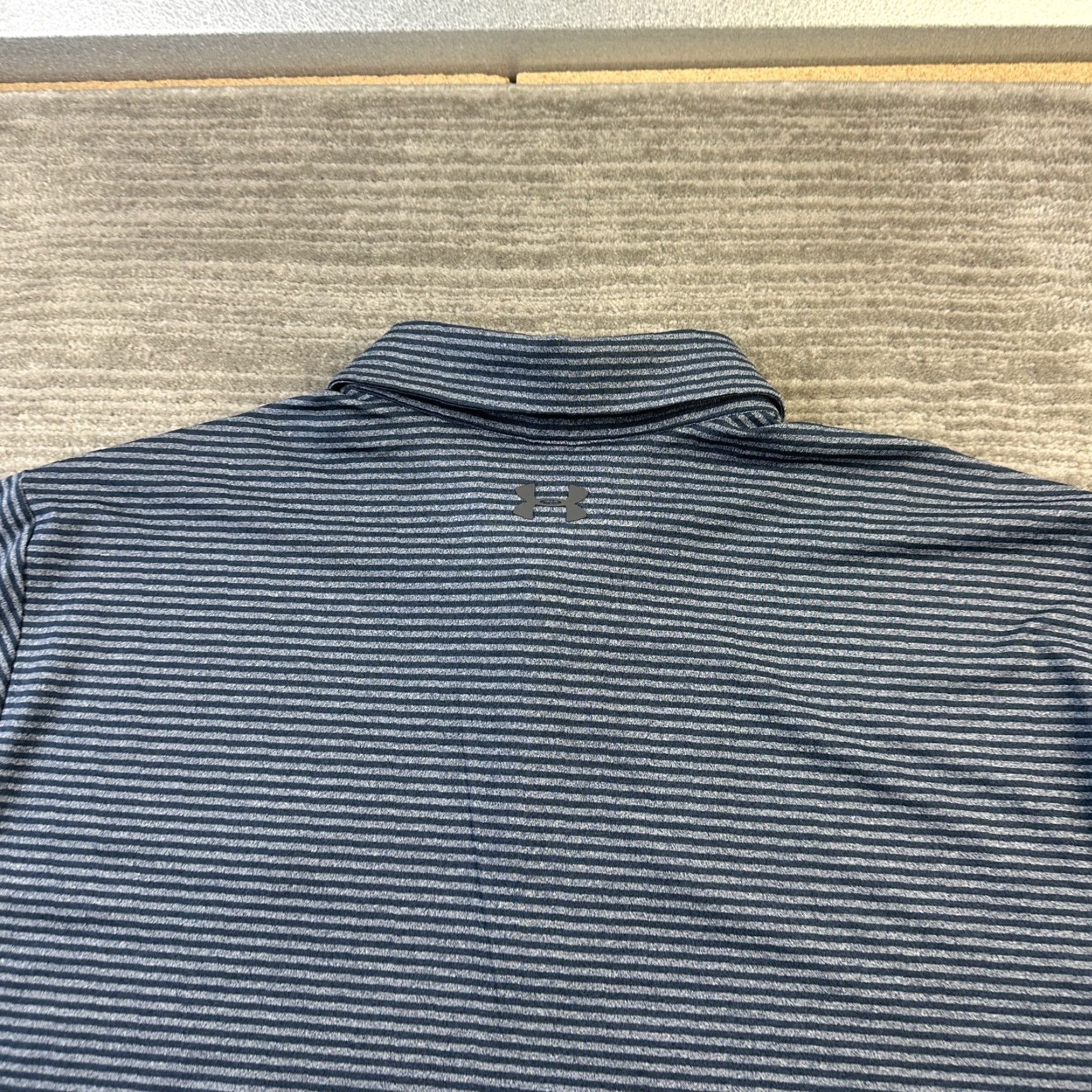 Under Armour Under Armour Polo Shirt Mens 2XL Blue Playoff Golf Stretch Shirt Mens 2XL Blue Logo Embroidered All Seasons Breathable Lightweight Stretch Size US XXL / EU 58 / 5 - 4 Thumbnail