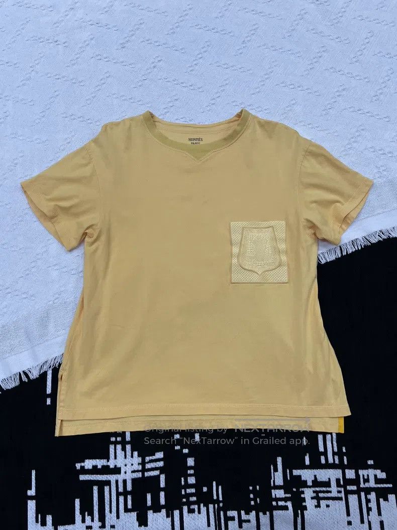 Hermes Hermes Pocket Short Sleeve T-Shirt Size XS / US 0-2 / IT 36-38 - 1 Thumbnail