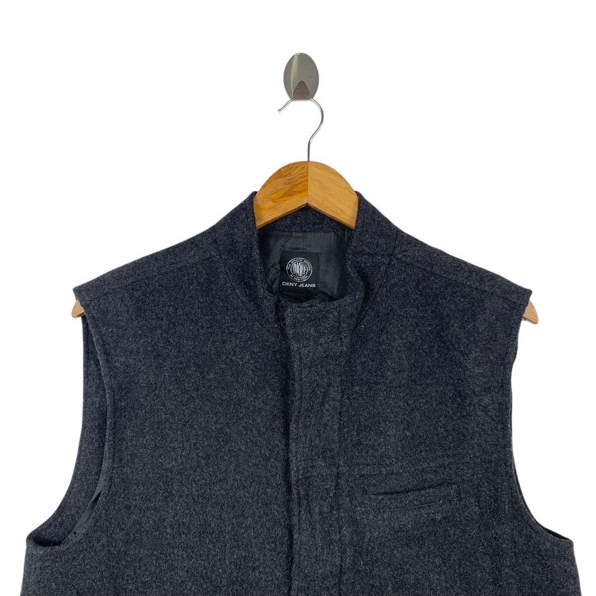 Donna Karan × Vintage Vintage Donna Karan New York DKNY Vest Jacket Sleeveless Size US M / EU 48-50 / 2 - 4 Thumbnail