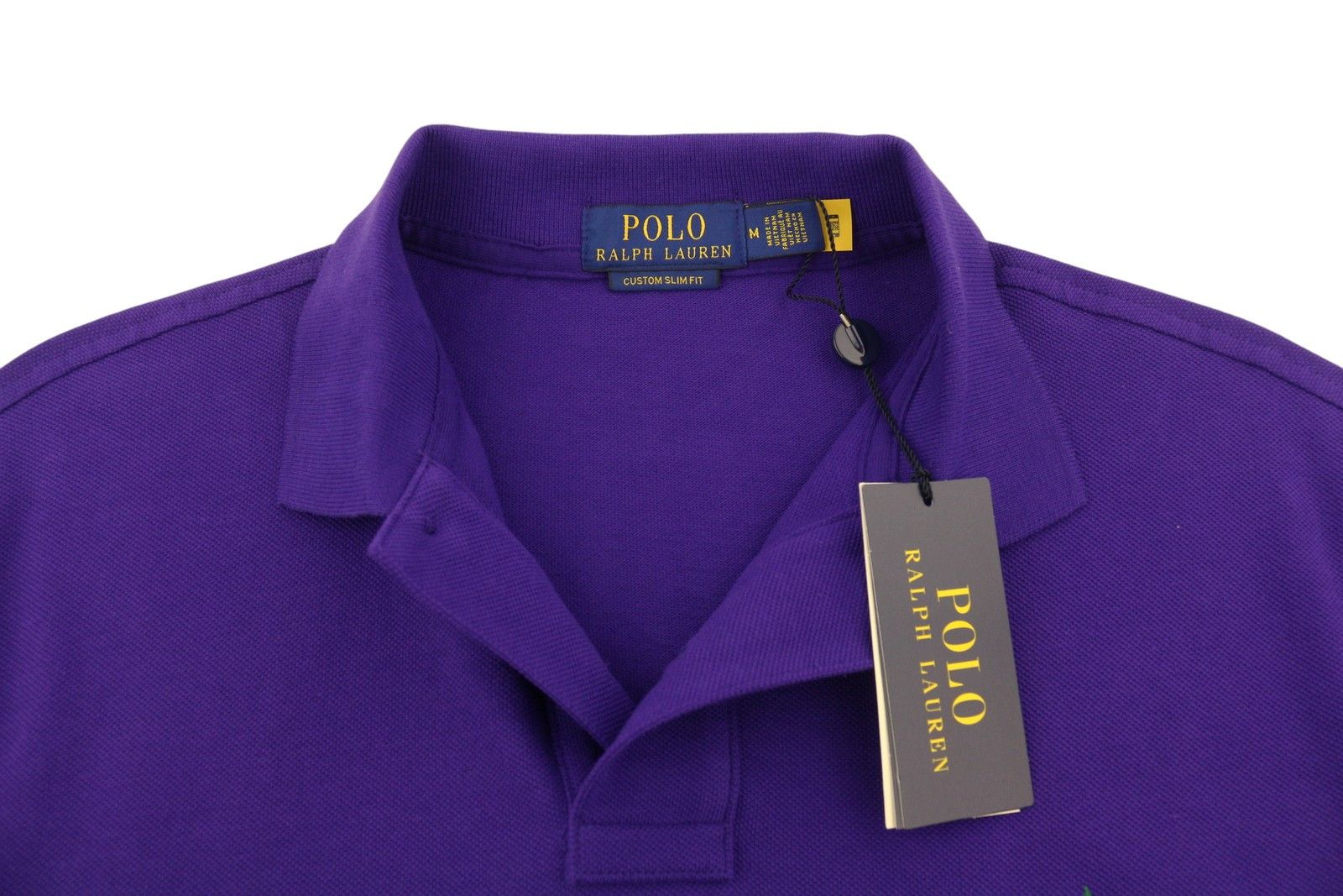 Ralph Lauren CUSTOM SLIM FIT M Purple Cotton Logo 87881 Size US M / EU 48-50 / 2 - 5 Thumbnail