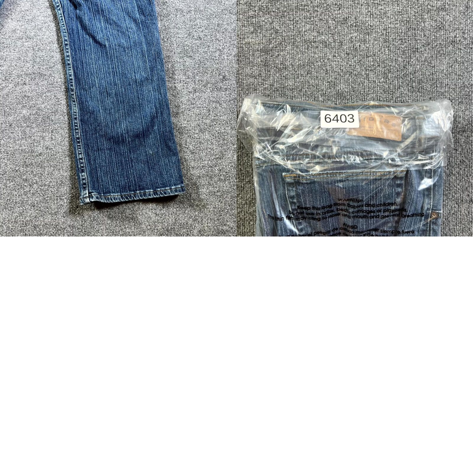 Denime Denim Riders Jeans Women's 20W Blue Medium Wash Straight Leg Western Vintage Size 42" / US 20 - 10 Thumbnail