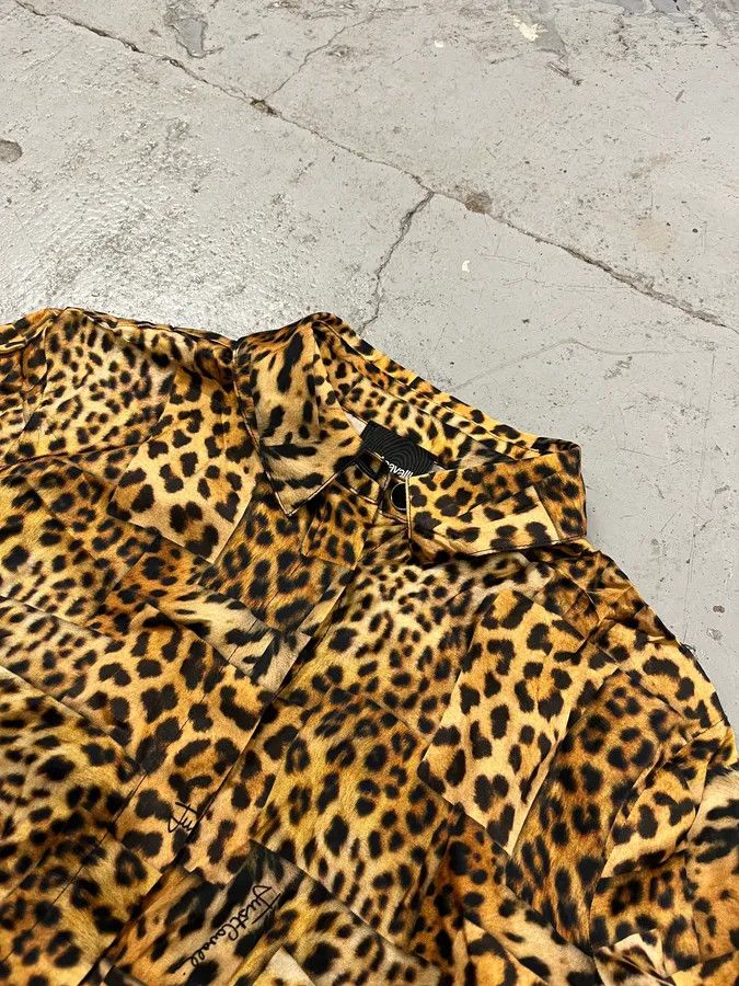 Just Cavalli AW2020 Cavalli Leopard Print Silk Savage Shirt Size US S / EU 44-46 / 1 - 5 Thumbnail