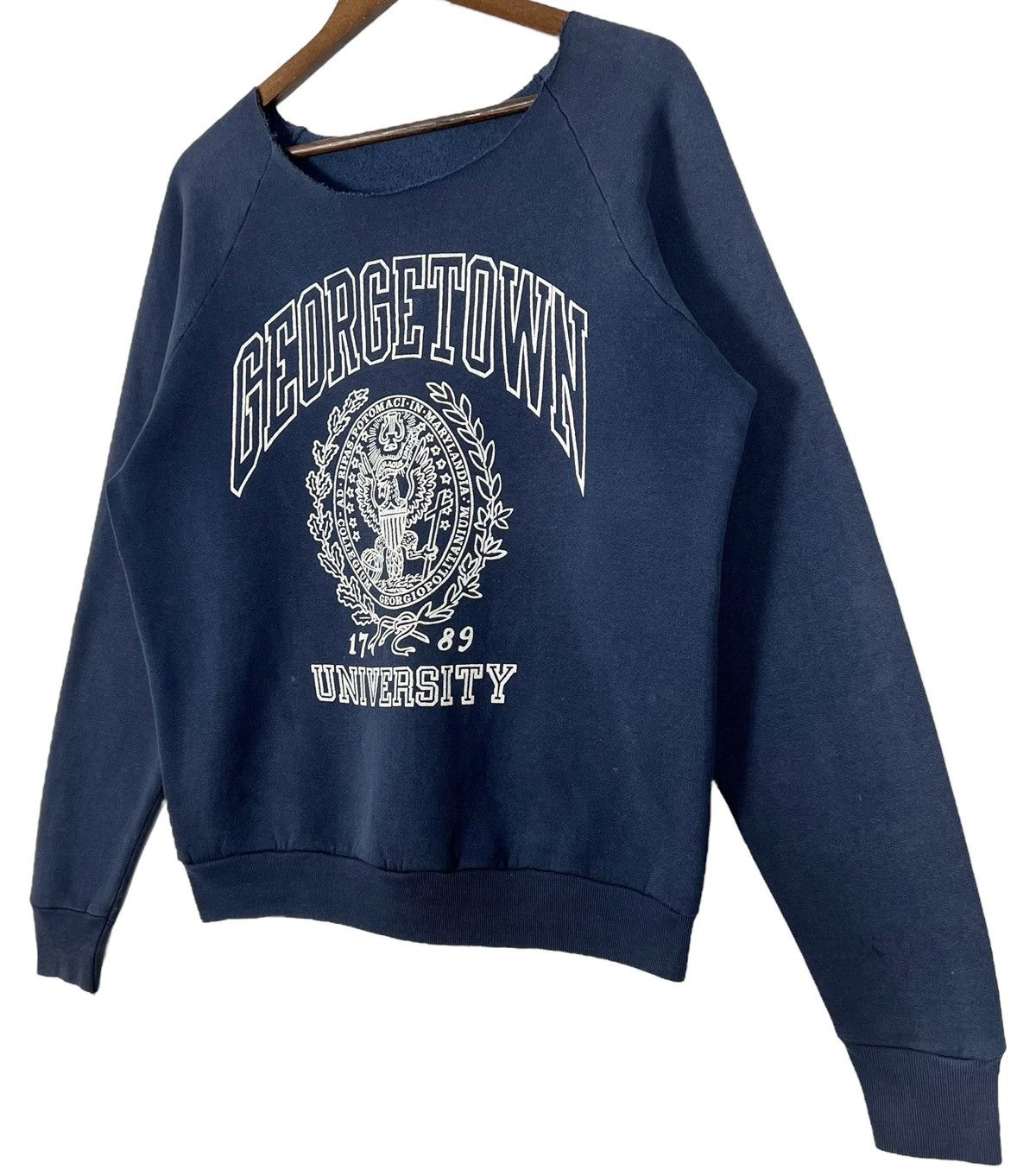 Vintage 80s Vintage Georgetown University Sweatshirt Size US L / EU 52-54 / 3 - 3 Thumbnail