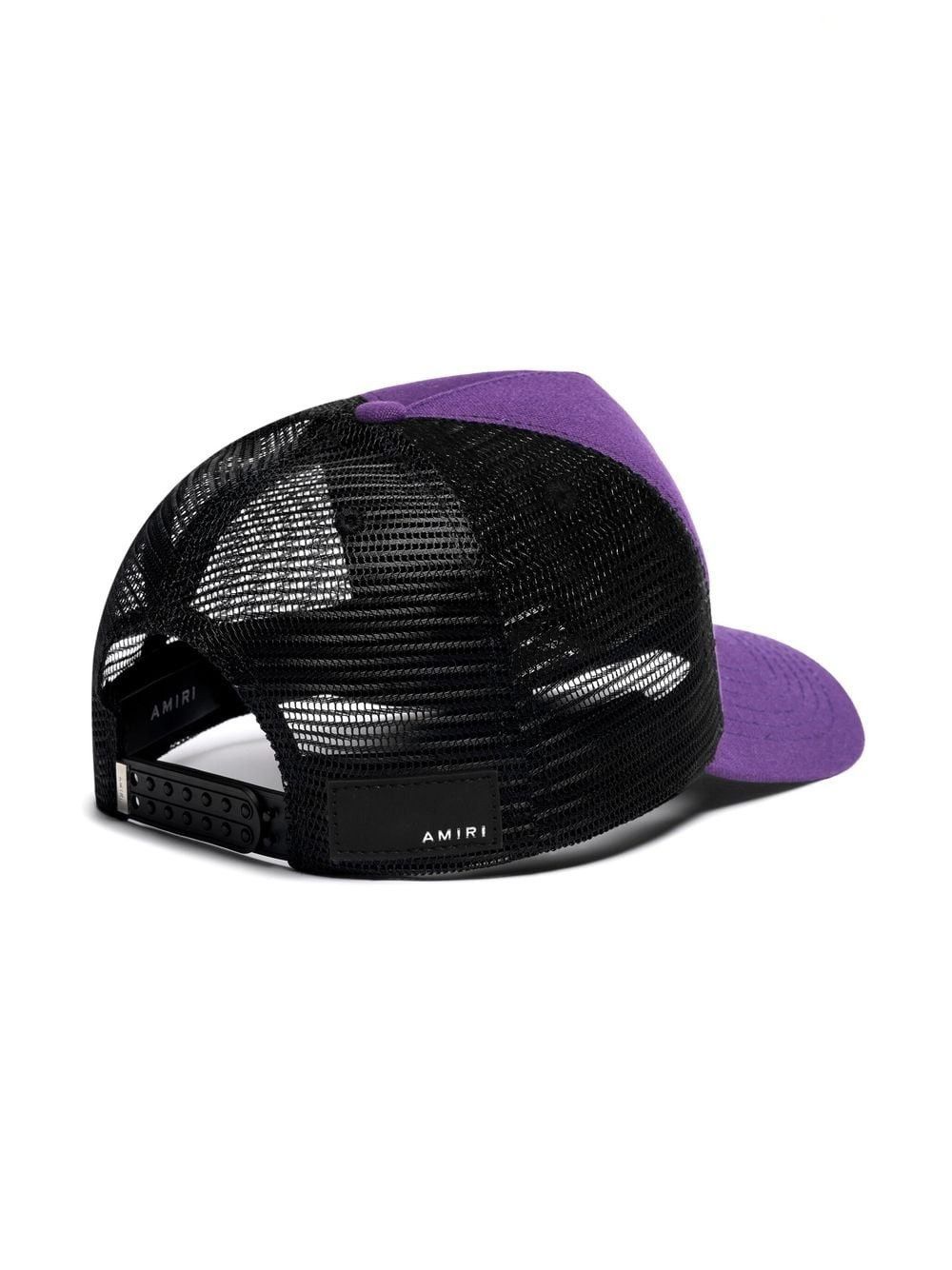 Amiri oc11z0225 Size: OS / MA Trucker Hat / Cap in Black/Purple Size ONE SIZE - 5 Thumbnail