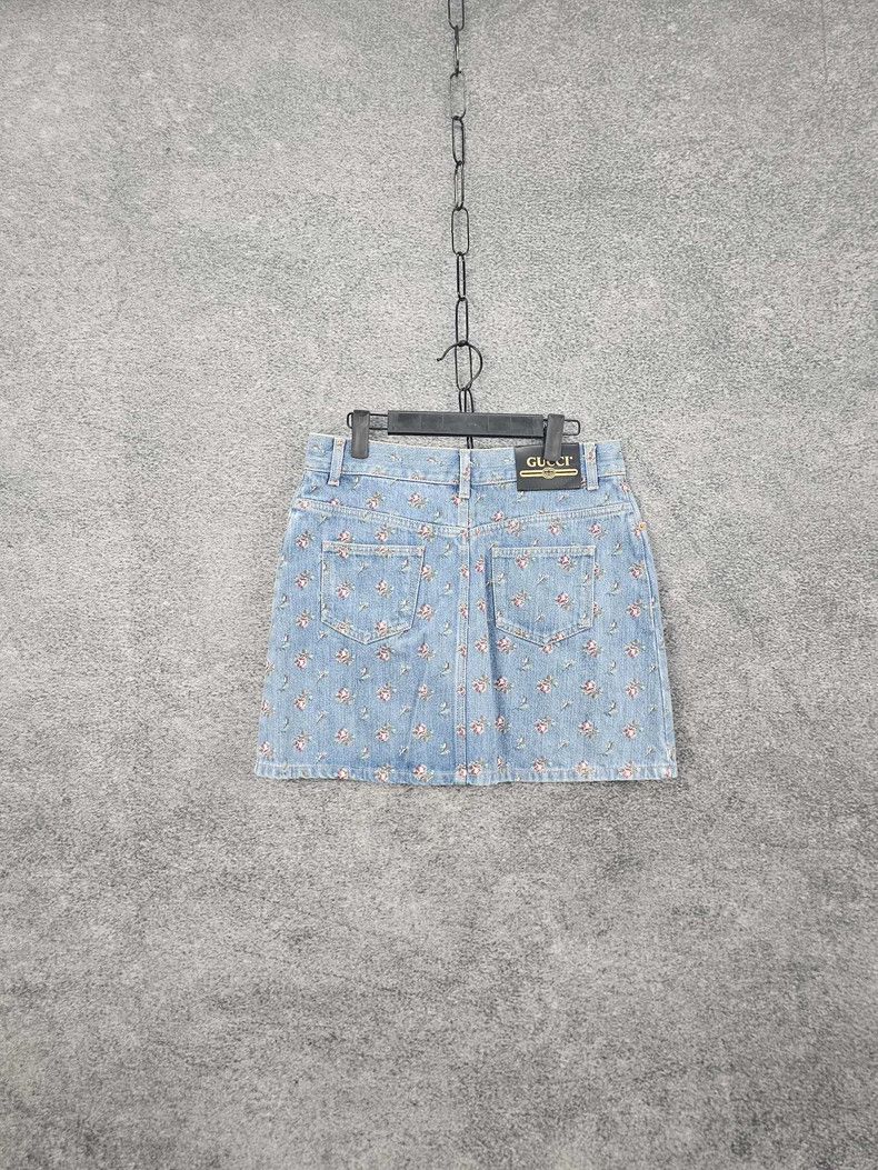 Gucci GucciPrinted denim skirt 2503-Nextarrow Size 28" / US 6 / IT 42 - 2 Thumbnail