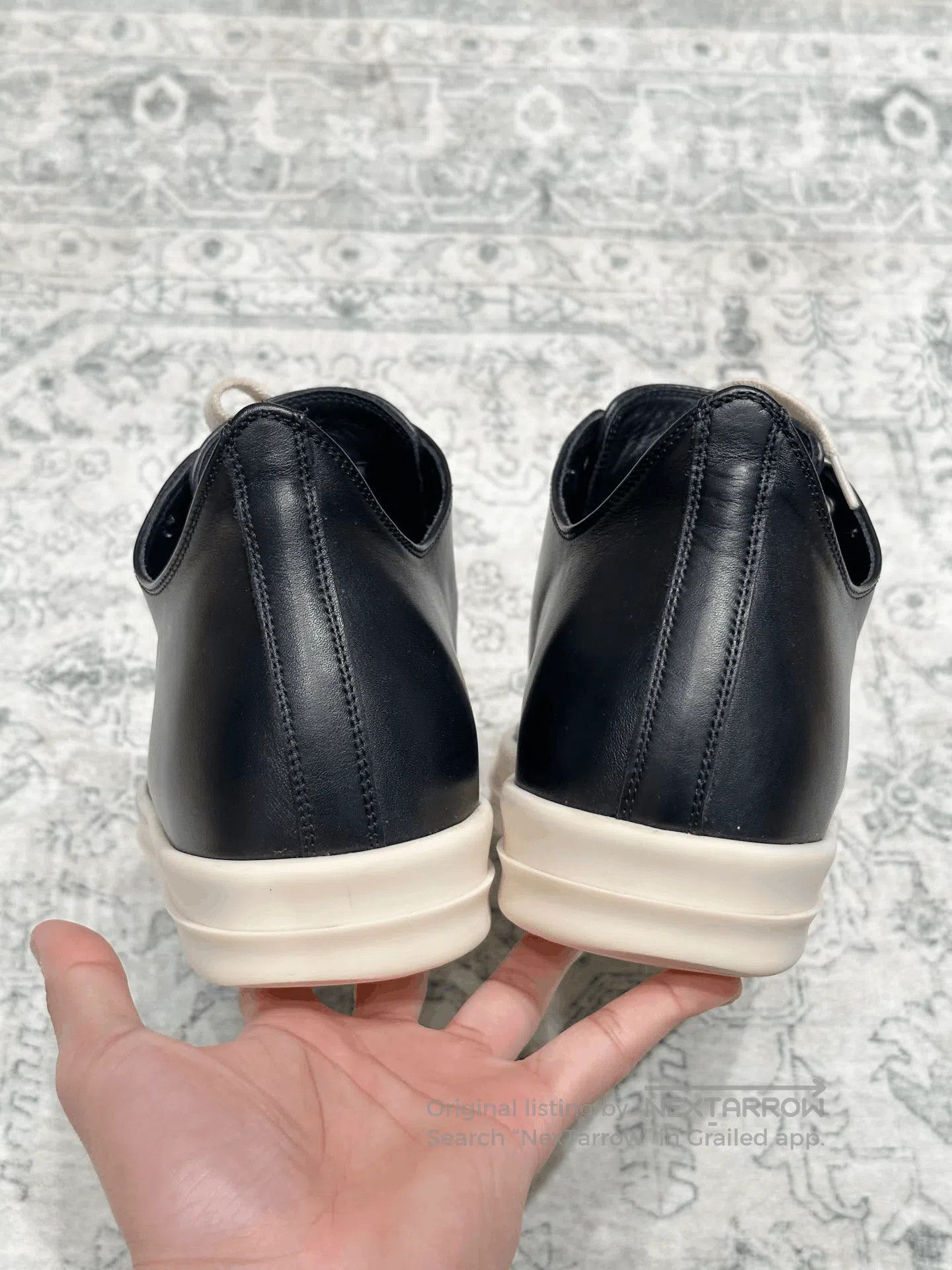Rick Owens Rick Owens x Converse Leather Low-Top. Size US 10.5 / EU 43-44 - 6 Thumbnail