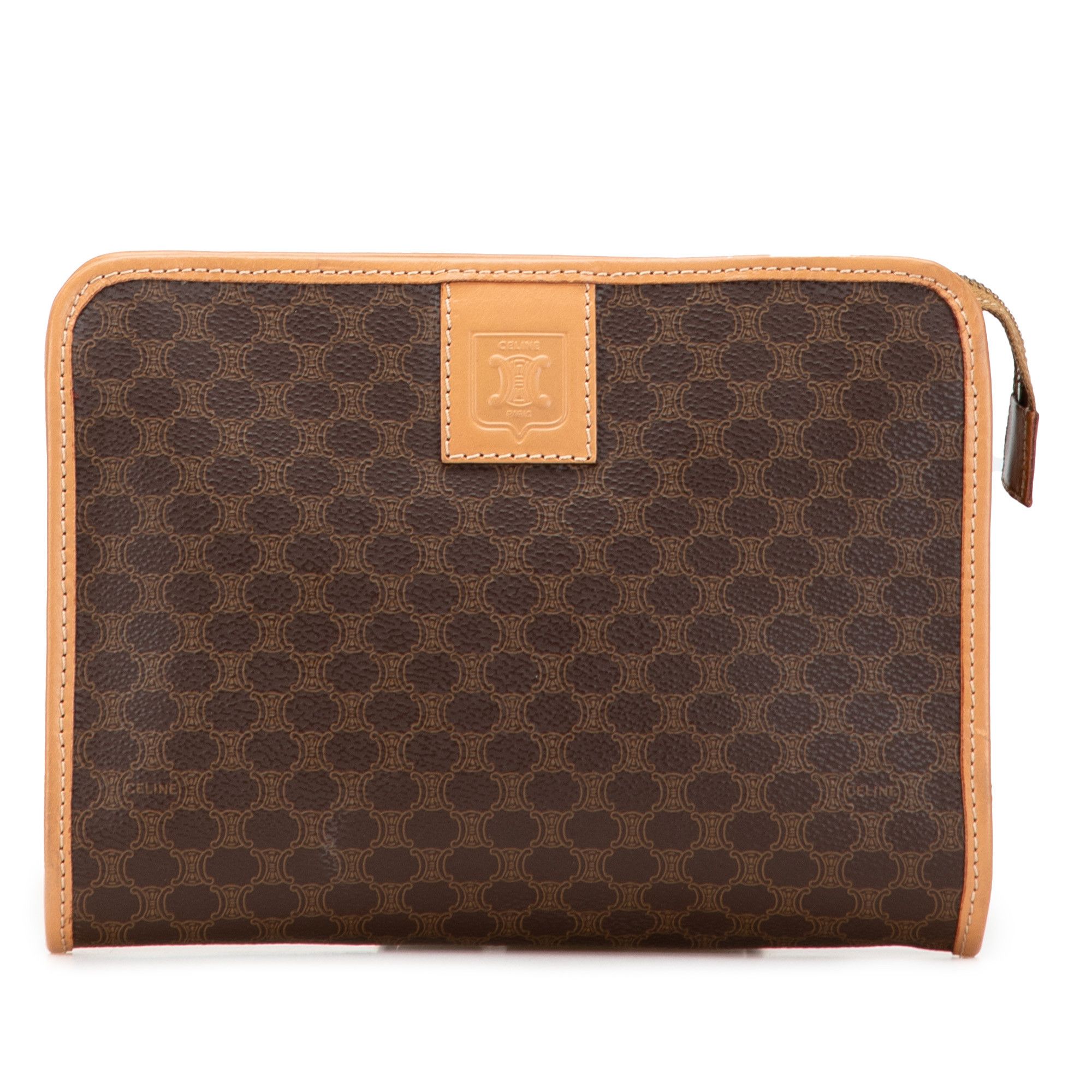 Celine Celine Macadam Coated Canvas Clutch Size ONE SIZE - 1 Thumbnail