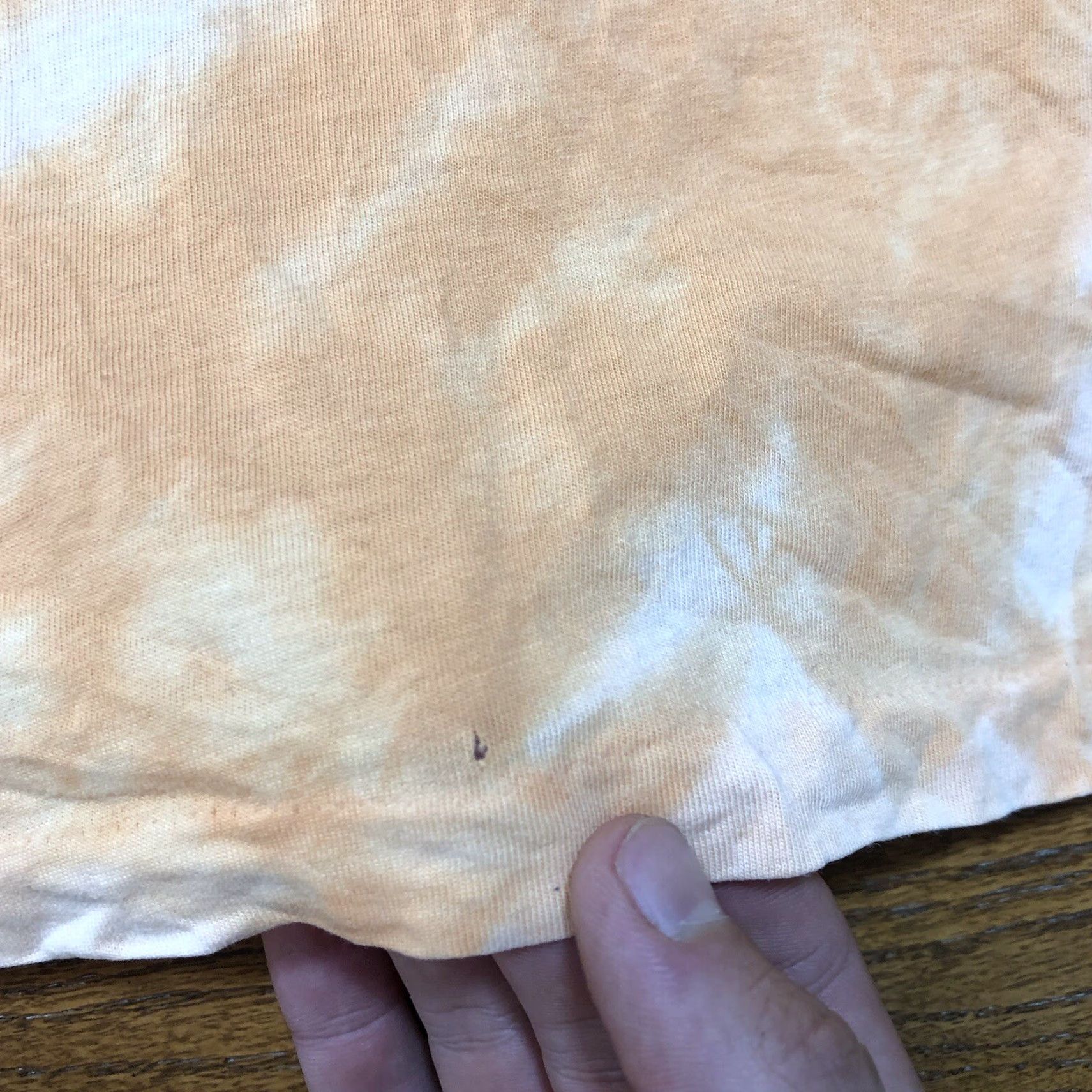 Polo Ralph Lauren VINTAGE Polo Ralph Lauren T-Shirt Shirt L Mens Orange Tie Dye V-Neck Acid Wash Single Stitch Short Sleeve Size US L / EU 52-54 / 3 - 3 Thumbnail