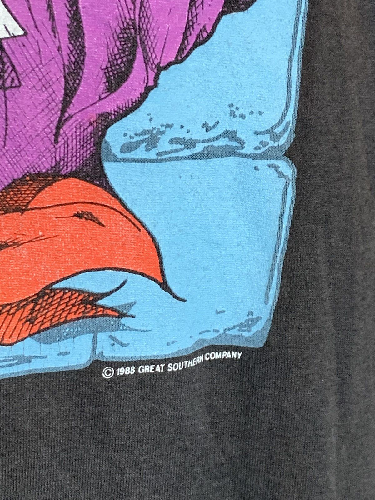 Band Tees × Vintage *RARE* Vintage 80s Y&T Happy New Year Grim Reaper Band Shirt Size US XL / EU 56 / 4 - 8 Thumbnail