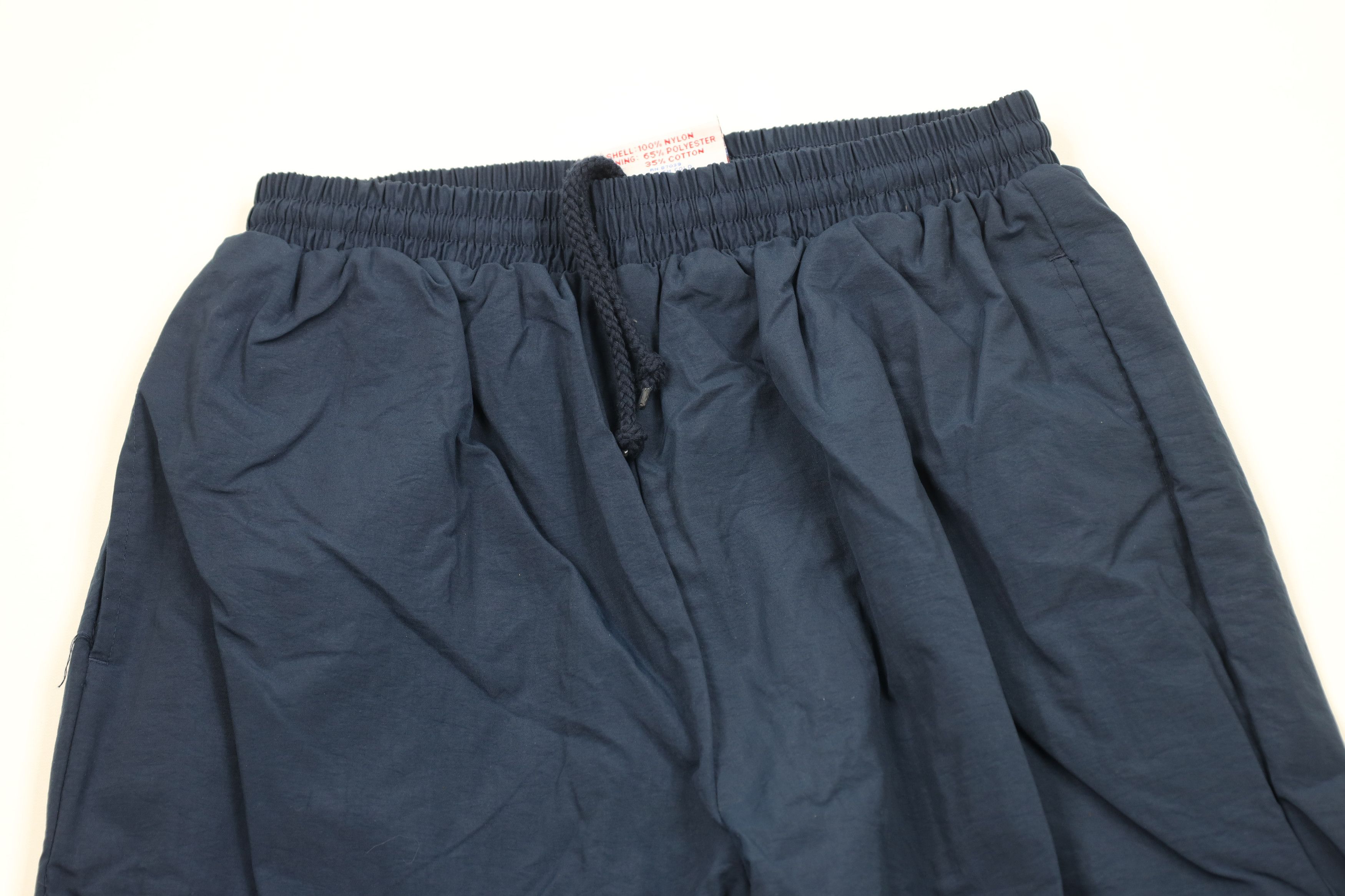 Vintage Vintage 90s Streetwear Lined Windbreaker Joggers Pants Blue Size US 36 / EU 52 - 2 Thumbnail