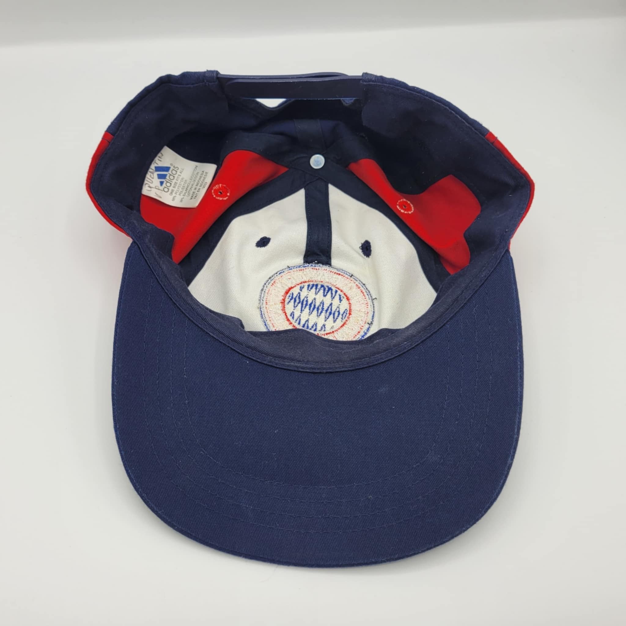 Adidas × Vintage Bayern Munchen Vintage 90s Germany Soccer Snapback Hat Size ONE SIZE - 7 Thumbnail
