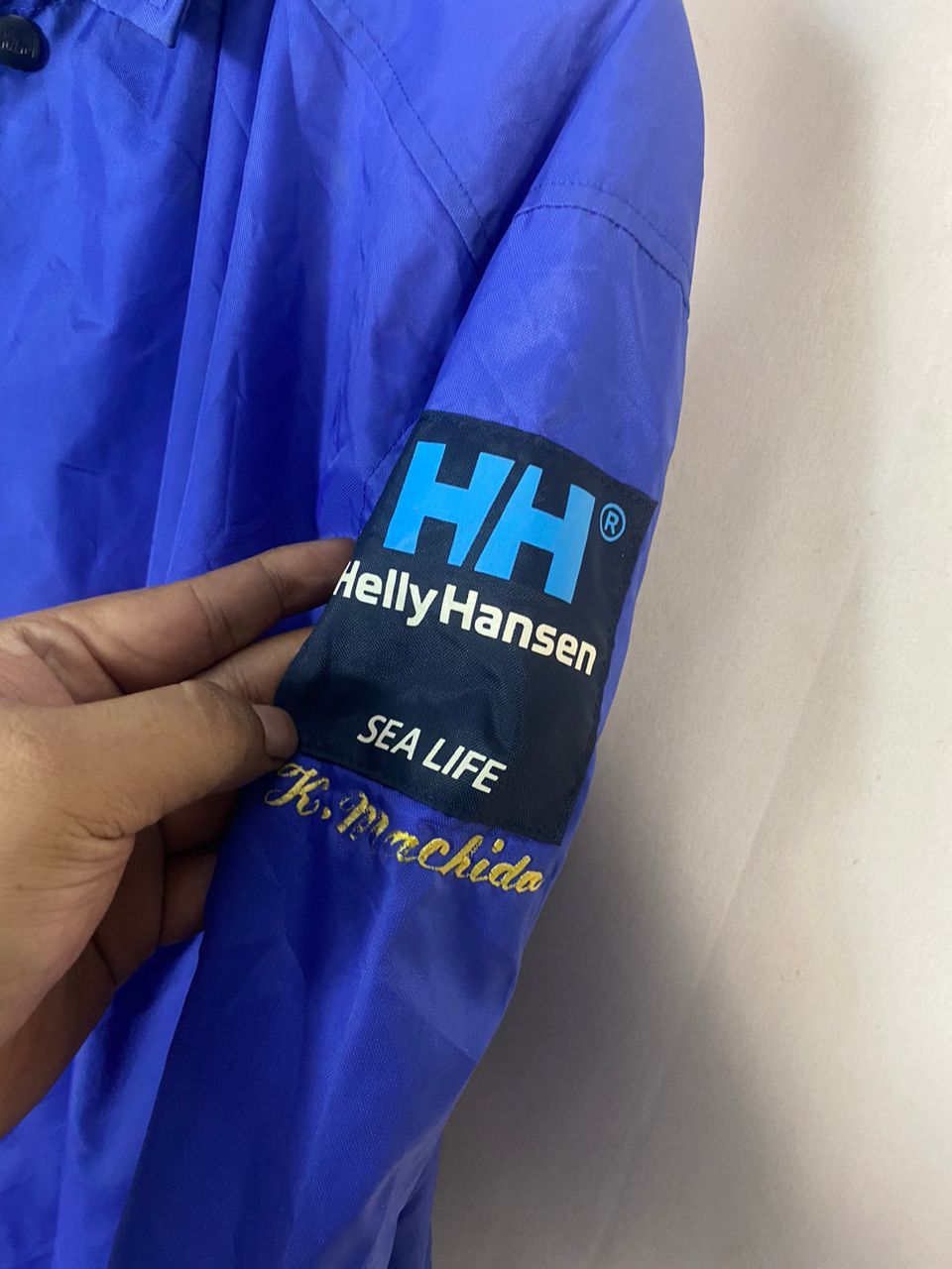 Helly Hansen × Vintage Vintage helly hansen snap button nylon jacket Size US L / EU 52-54 / 3 - 5 Thumbnail