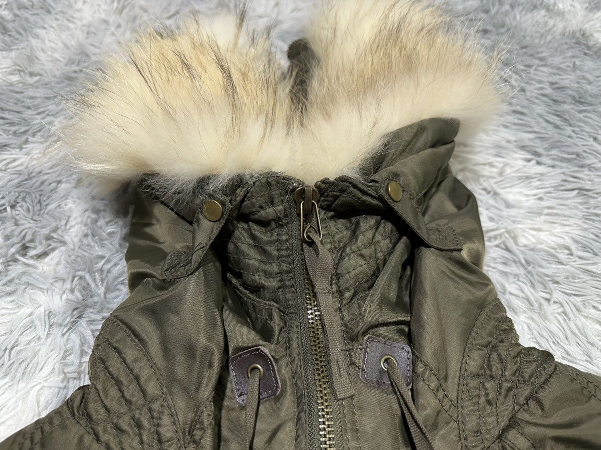 GOA 🔥Y2K Archived Goa Raccoon Fur Parka Jacket Split Hoodie Size US M / EU 48-50 / 2 - 9 Thumbnail
