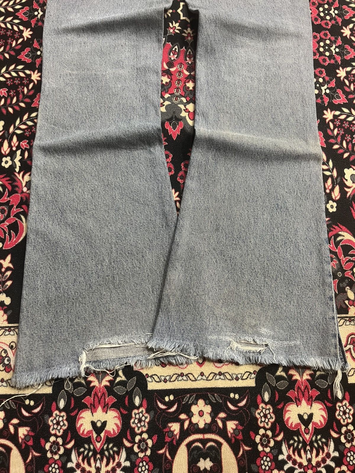 If Six Was Nine ⚡️Flare⚡️Vintage Jormanos Bell Bottom Bush Pants Blue Jeans Size US 29 - 12 Thumbnail