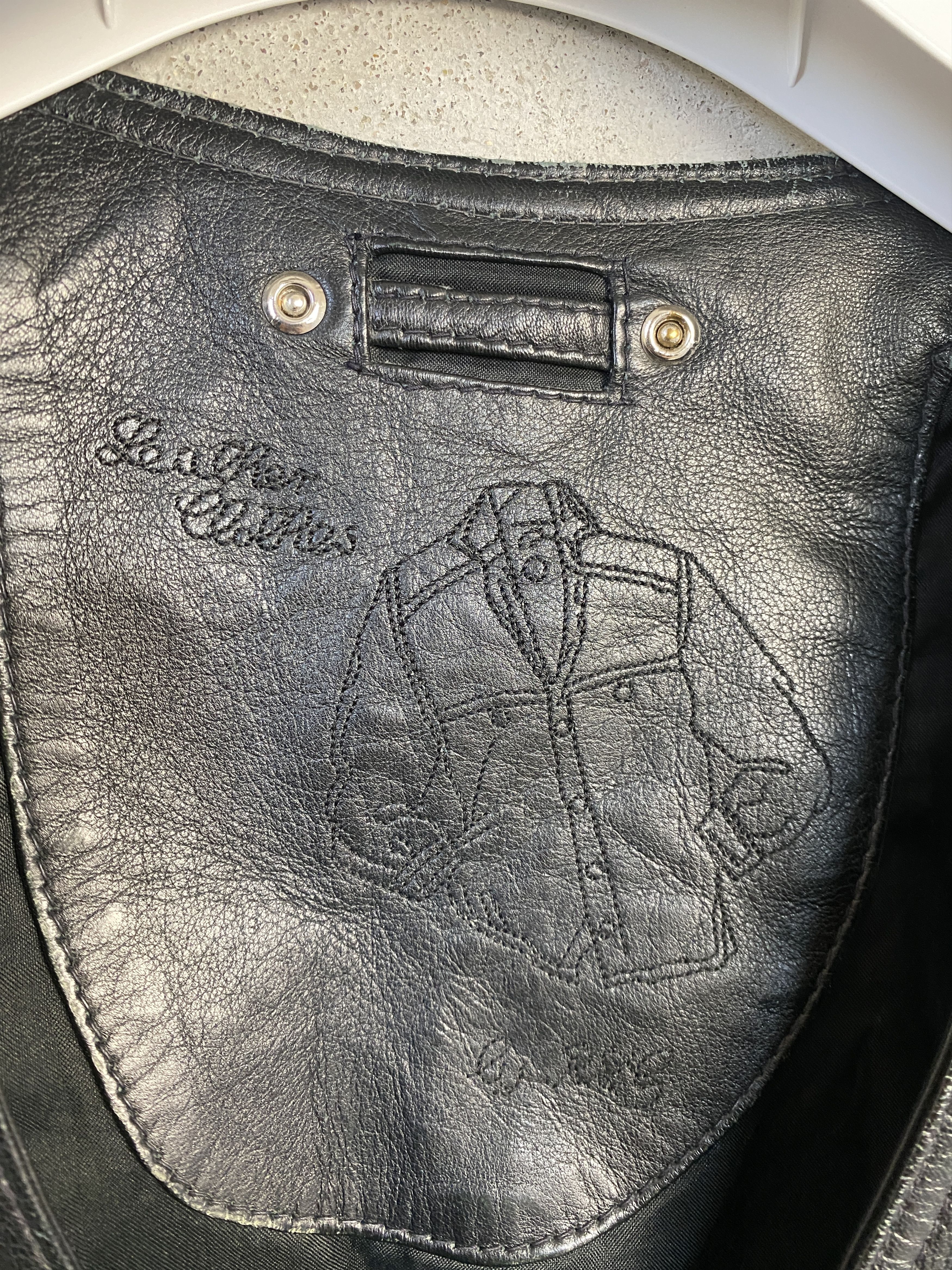 Genuine Leather Vintage real leather vest opium drain Size US M / EU 48-50 / 2 - 3 Thumbnail