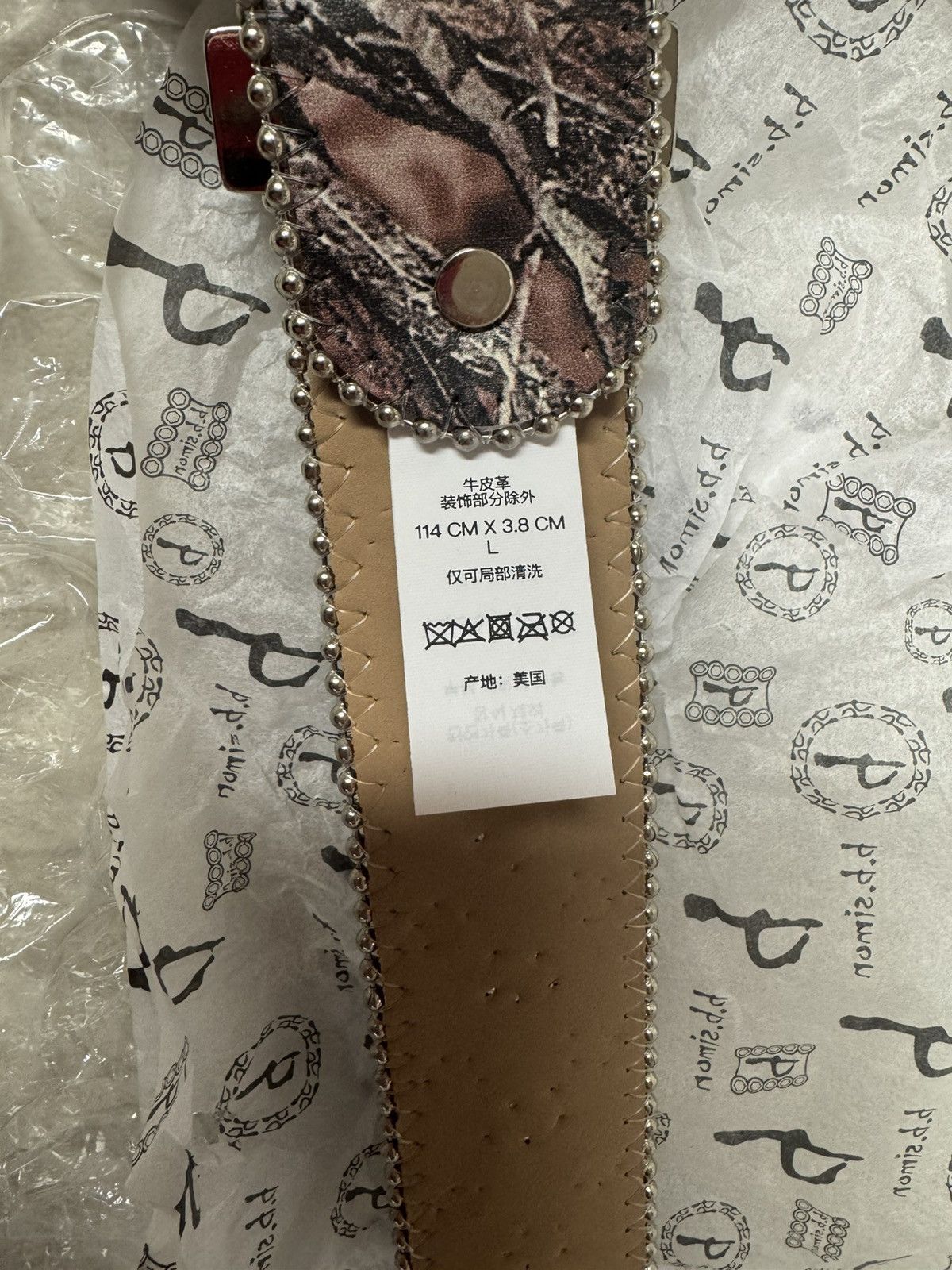 B.B. Simon × Supreme Supreme B. B. Simon Studded Ranger Belt Size ONE SIZE - 9 Thumbnail