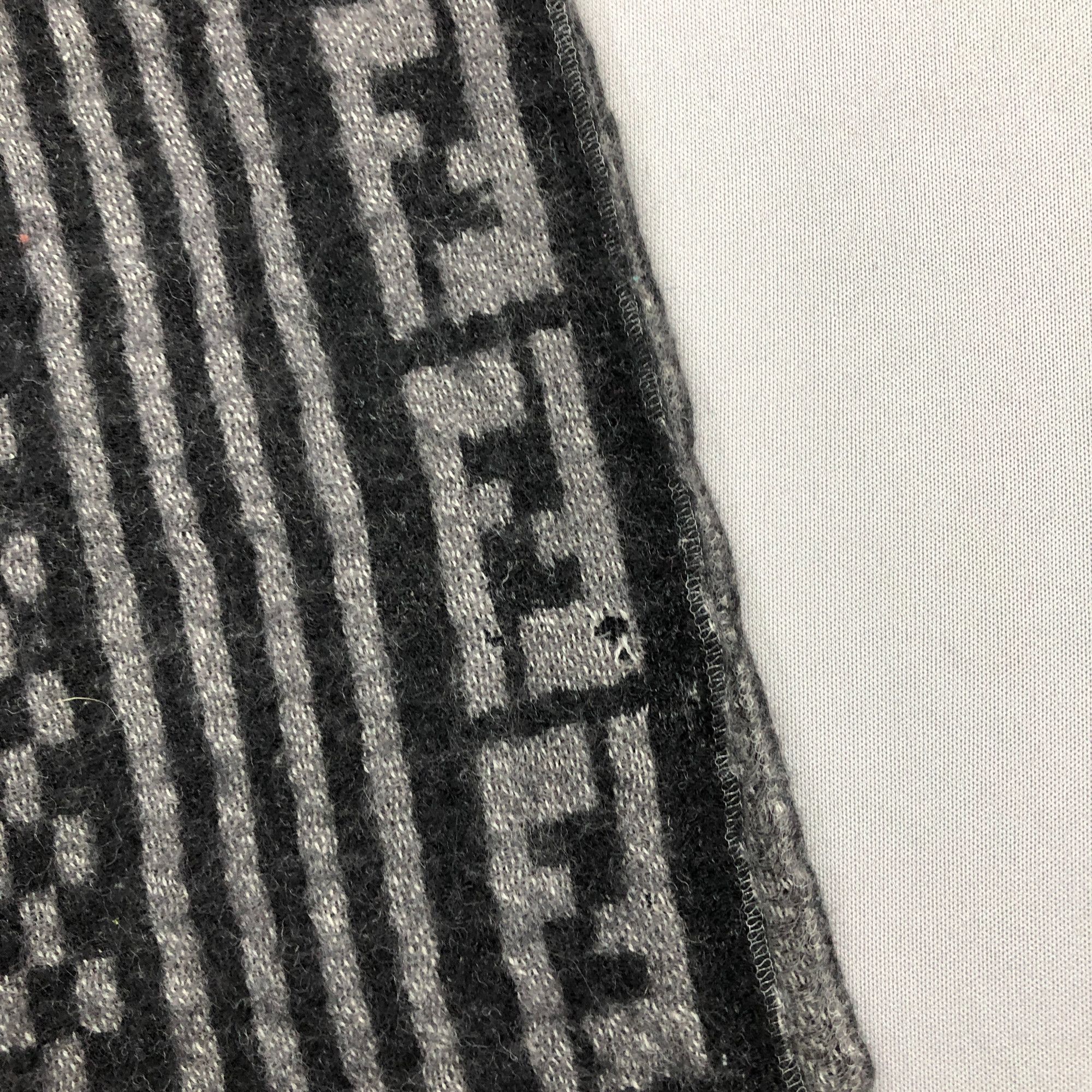Fendi Vintage Fendi Scarf FF Monogram Muffler Wool Scarves Size ONE SIZE - 4 Thumbnail