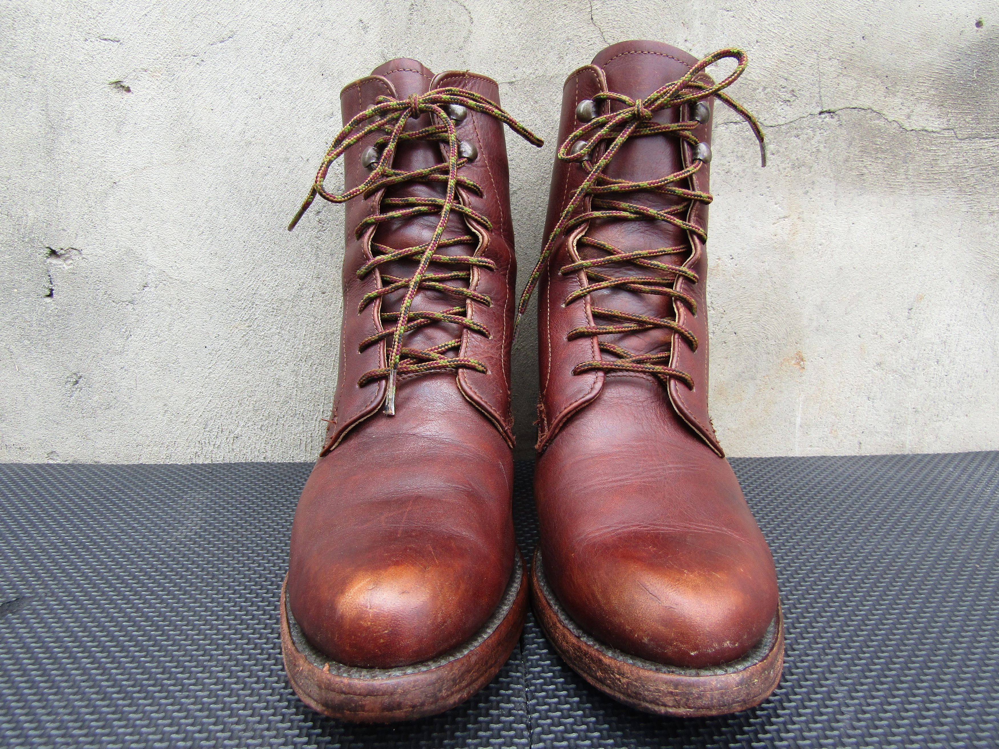 Frye Frye Bootie Leather Lace-up Combat Boots Size US 8.5 / IT 38.5 - 4 Thumbnail