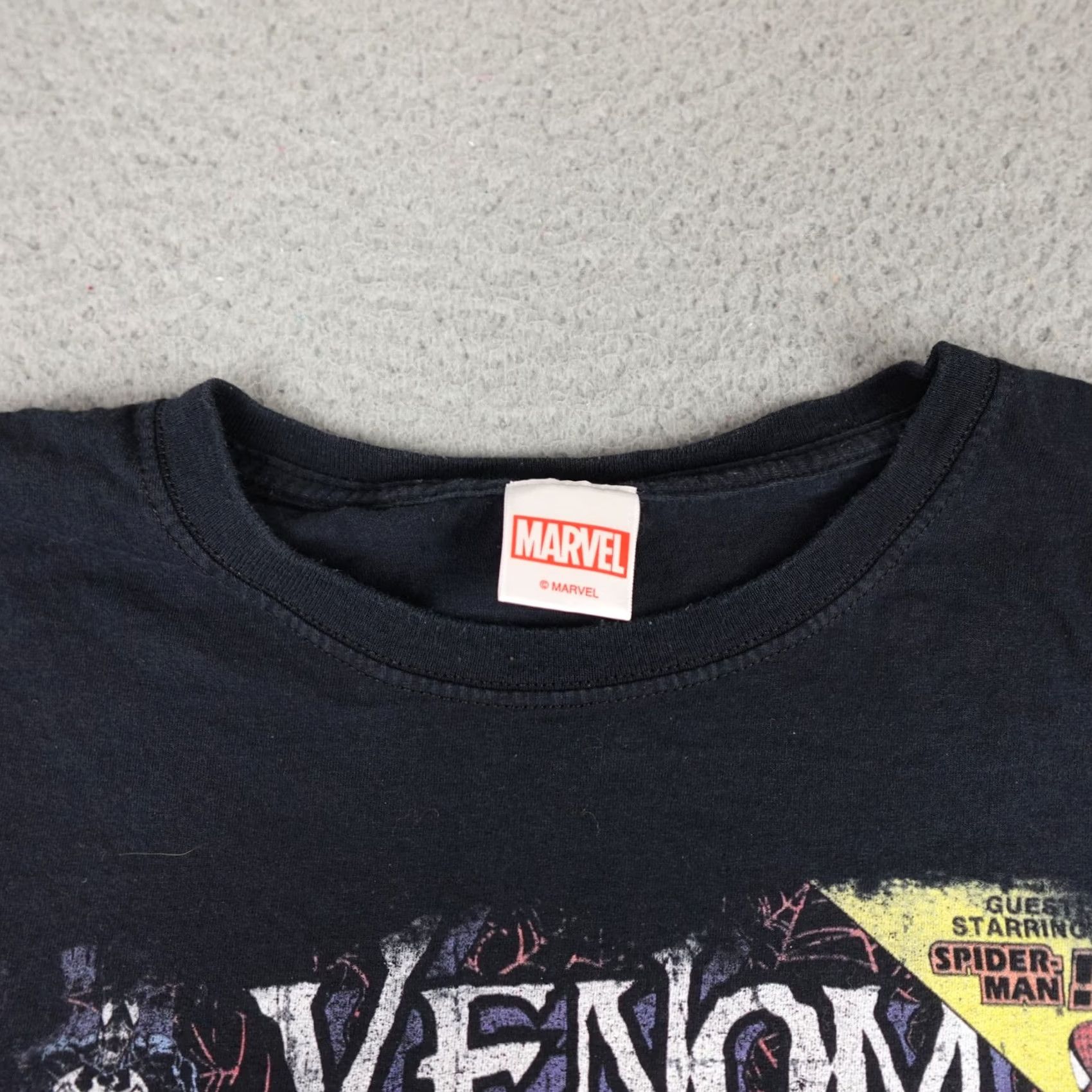 Vintage Venom Shirt Marvel Mens XL Black Graphic Short Sleeve Comic Tee Size US XL / EU 56 / 4 - 6 Thumbnail